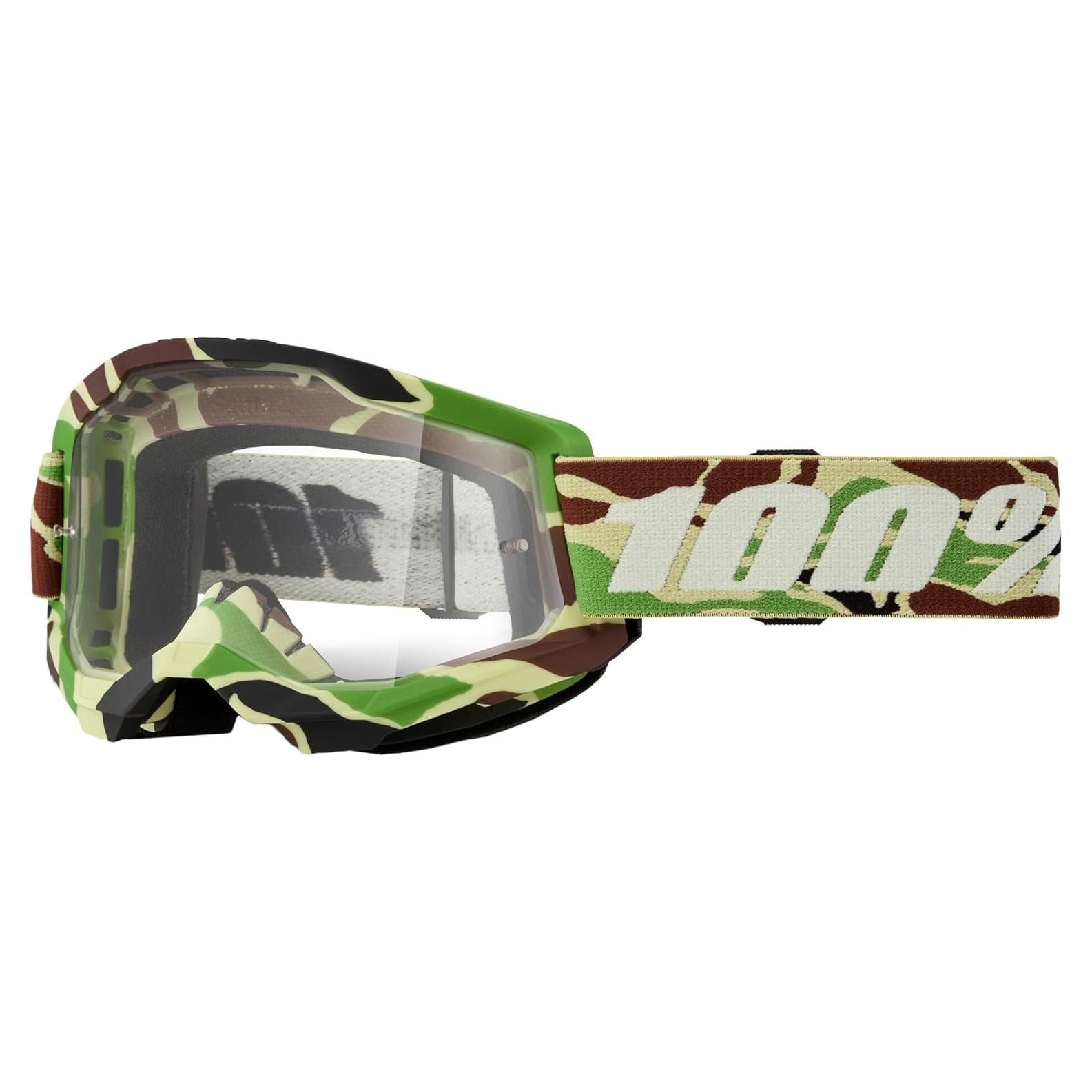 Gafas STRATA 2 100% - Motocross y Ciclismo - Camuflaje Verde