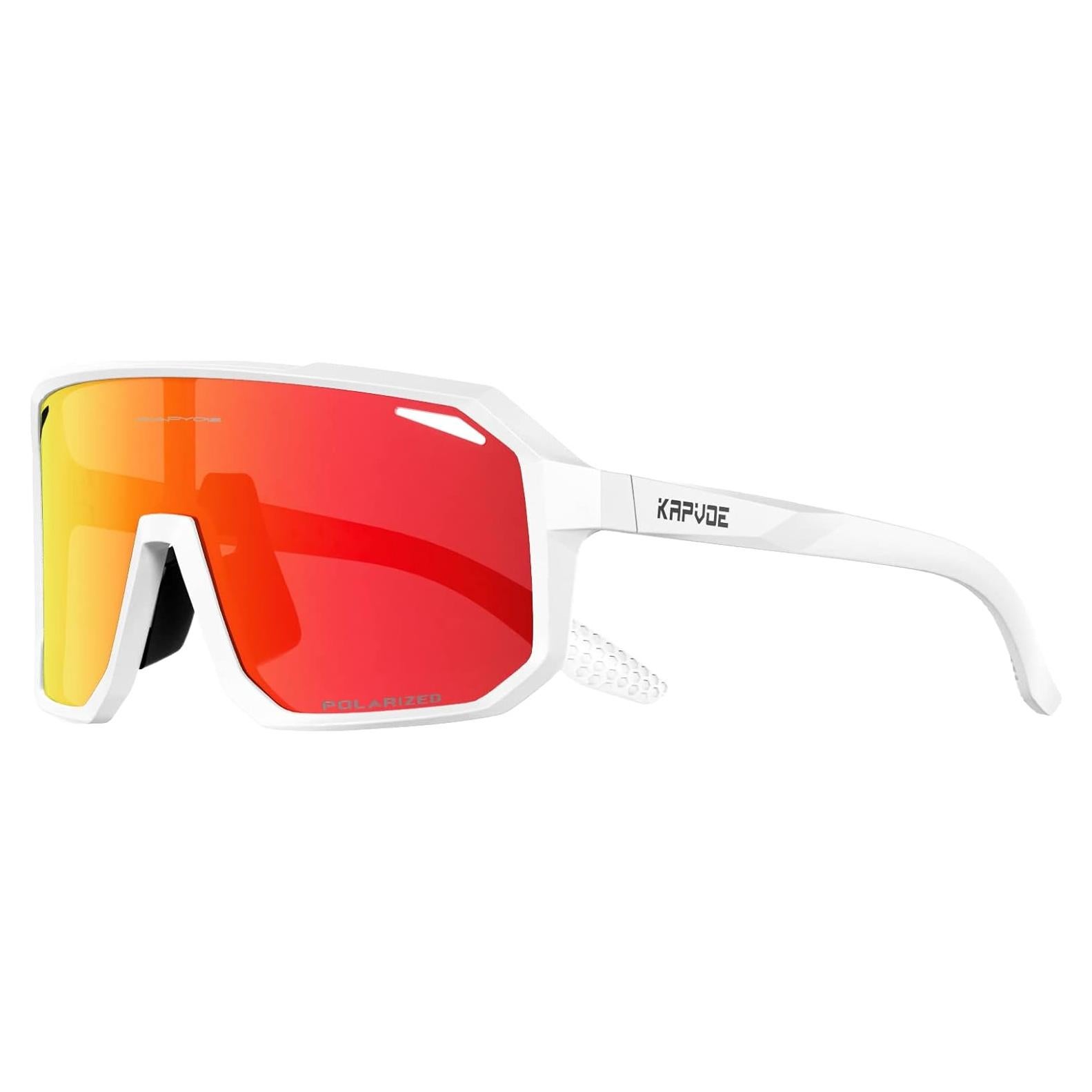 Gafas de Ciclismo KAPVOE Polarizadas UV400 para Adultos