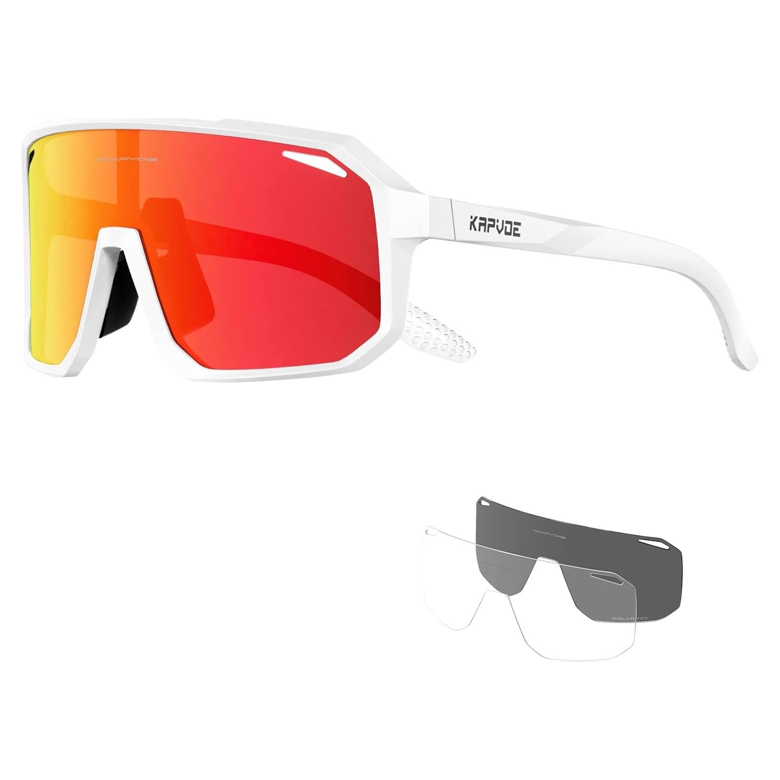 Gafas de Ciclismo KAPVOE K62 Polarizadas UV400 para Deportes