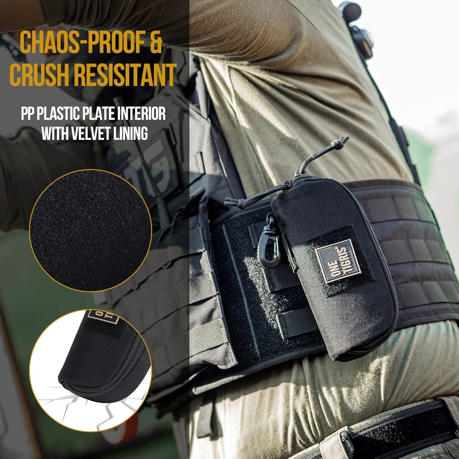 Funda Dura para Gafas OneTigris Táctica Molle Nylon 1000D