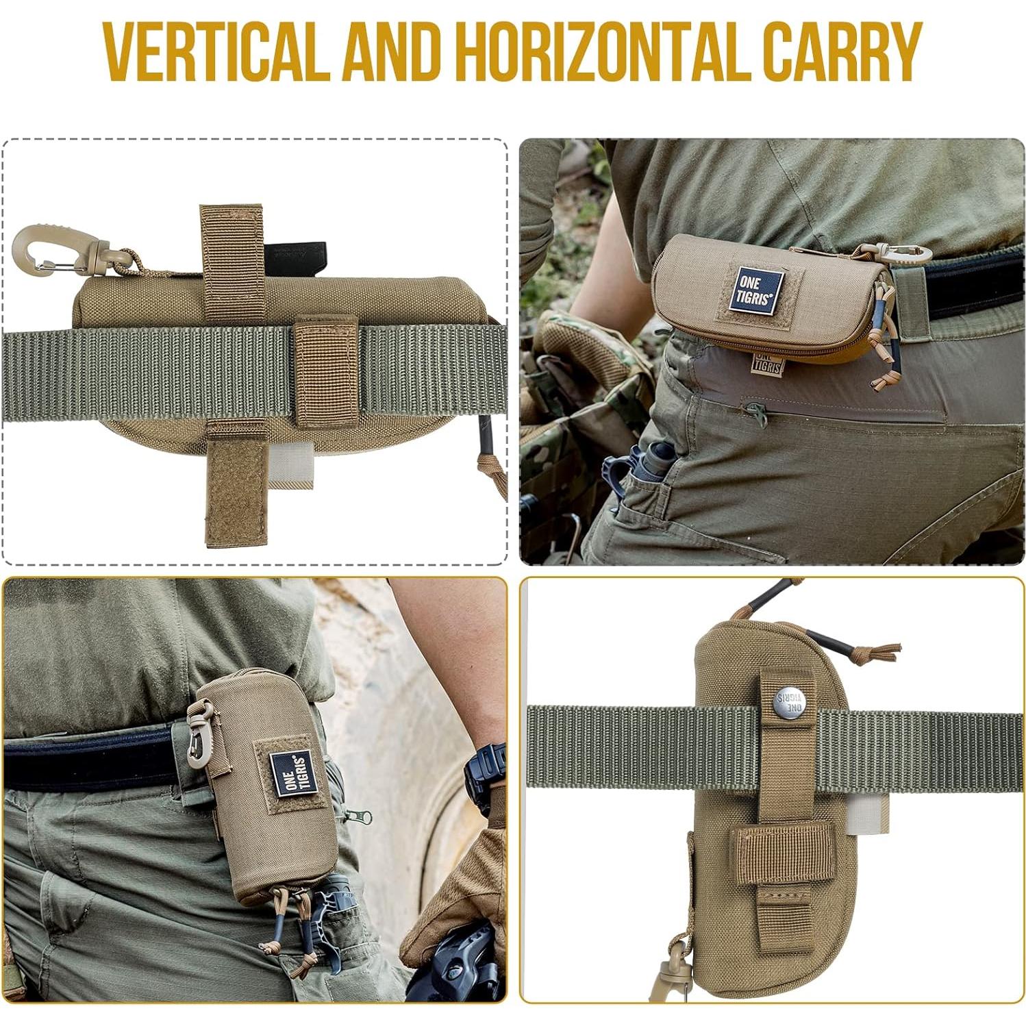 Funda Dura para Gafas OneTigris Táctica Molle Nylon 1000D