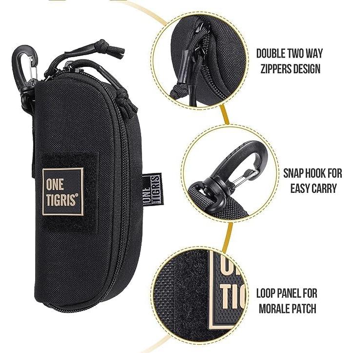 Funda Dura para Gafas OneTigris Camo Negro 1000D Nylon