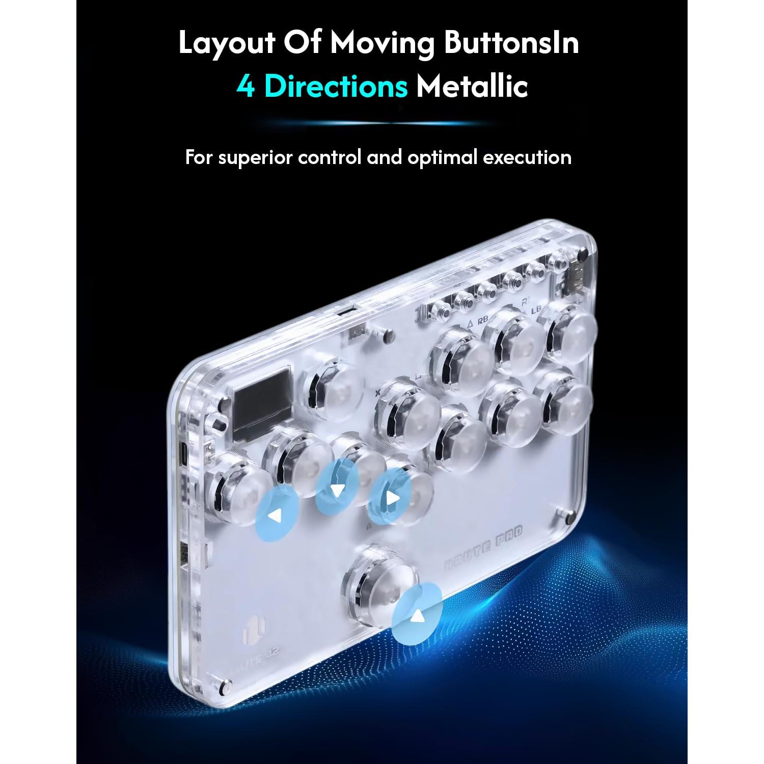 Controlador Arcade Sehawei G13 con RGB y Turbo para PC y Consolas