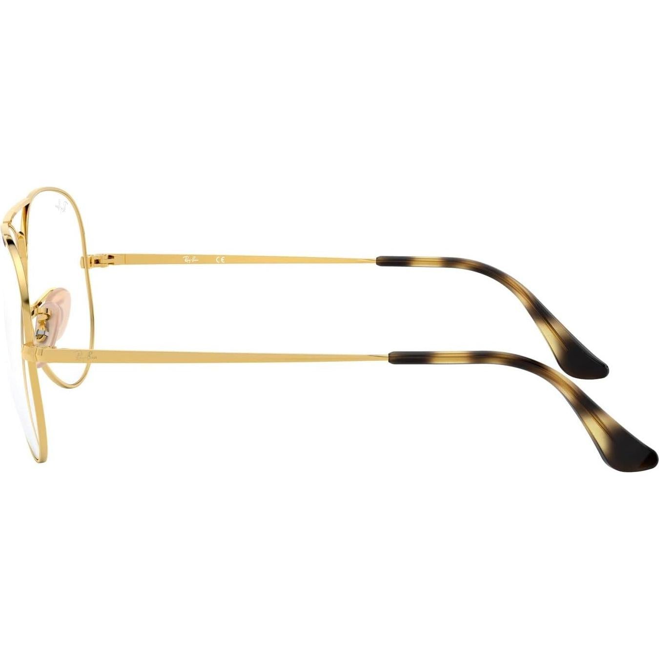 Gafas de Prescripción Ray-Ban RX6489 Aviador Unisex 55mm