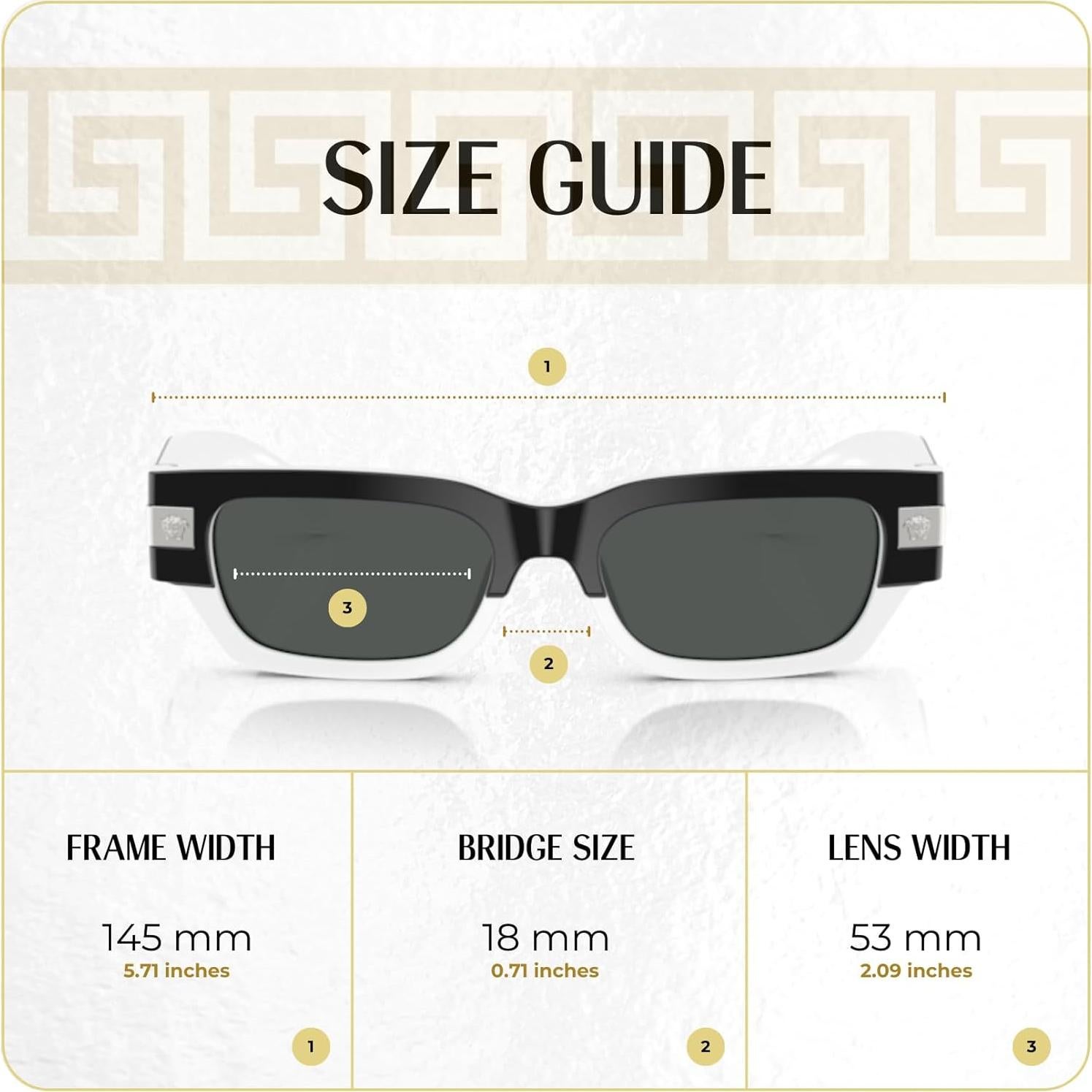 Gafas de sol Versace VE4465 para hombres + Kit iWear