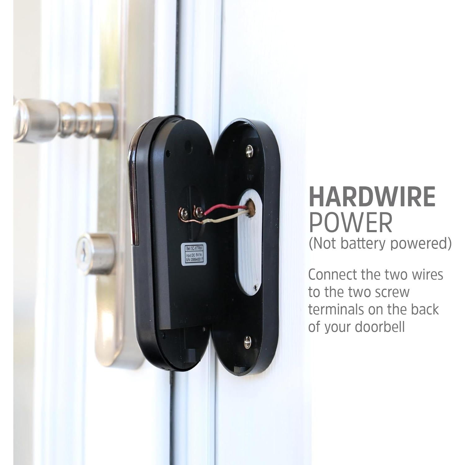 Energizer Timbre Smart 2K Cableado con Audio y Visión Nocturna