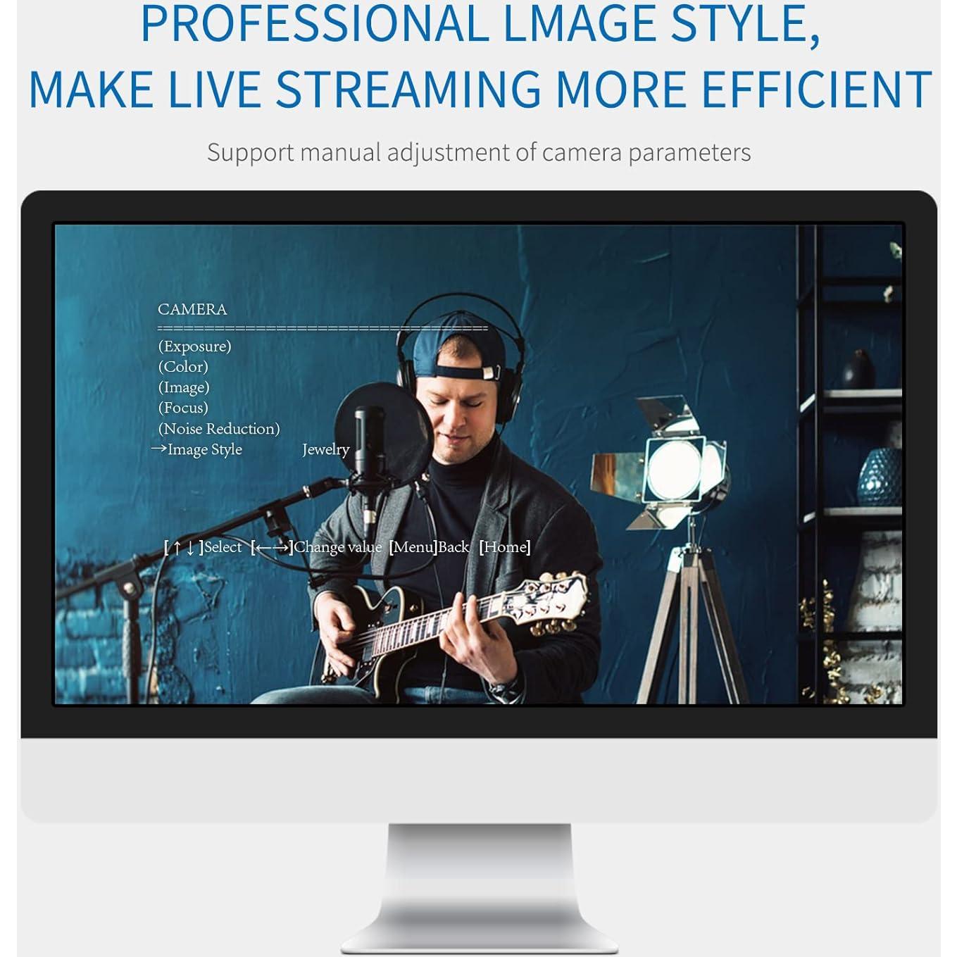 Cámara Streaming FEELWORLD HV10X Full HD 1080P 60fps USB3.0