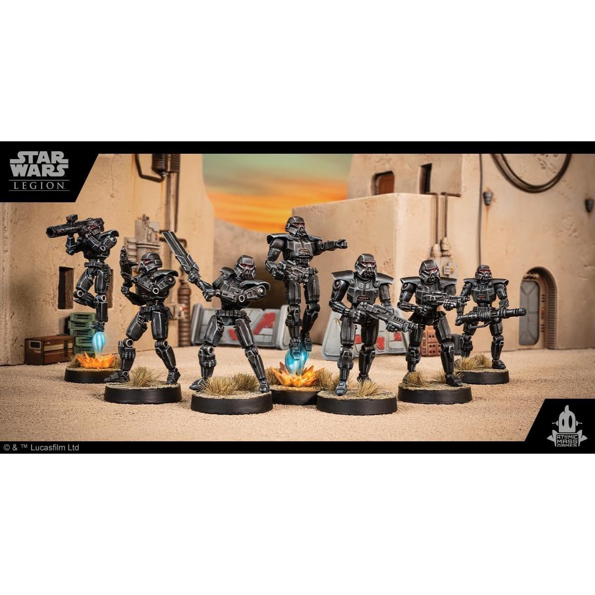 Star Wars: Legion Dark Troopers Imperiales - Miniaturas 7 Unidades
