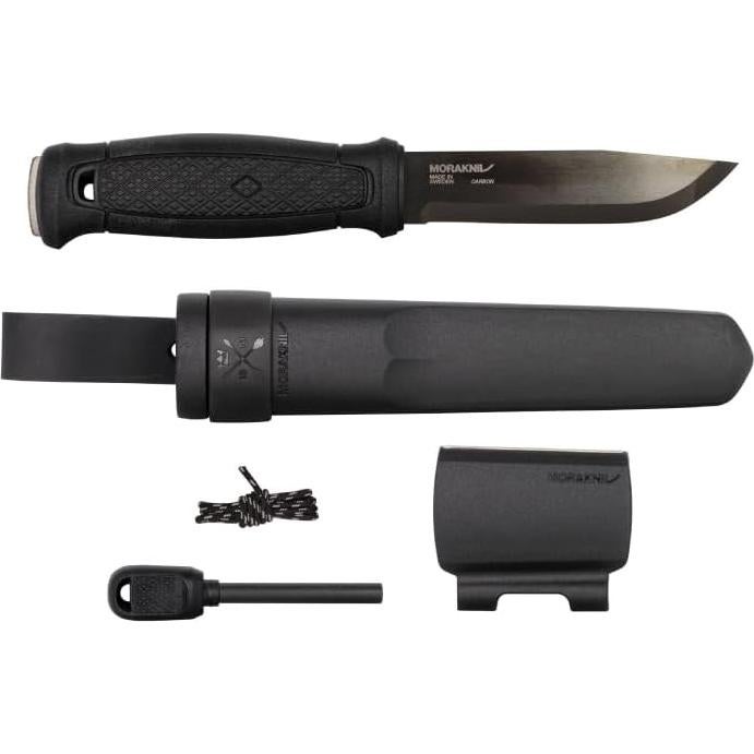 Cuchillo Morakniv Garberg BlackBlade Carbon con Kit de Supervivencia