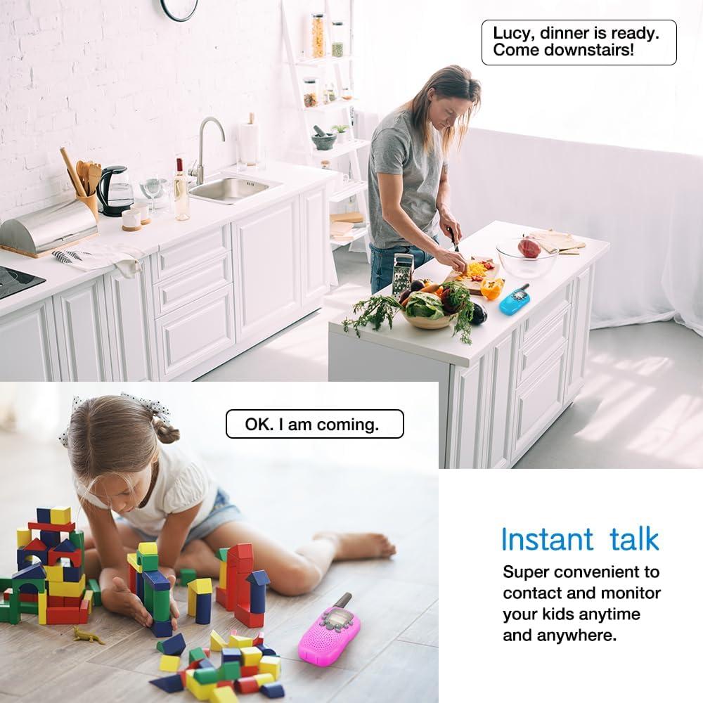 Walkie Talkies para Niños SANJOIN T-388 Rango 4.8 km