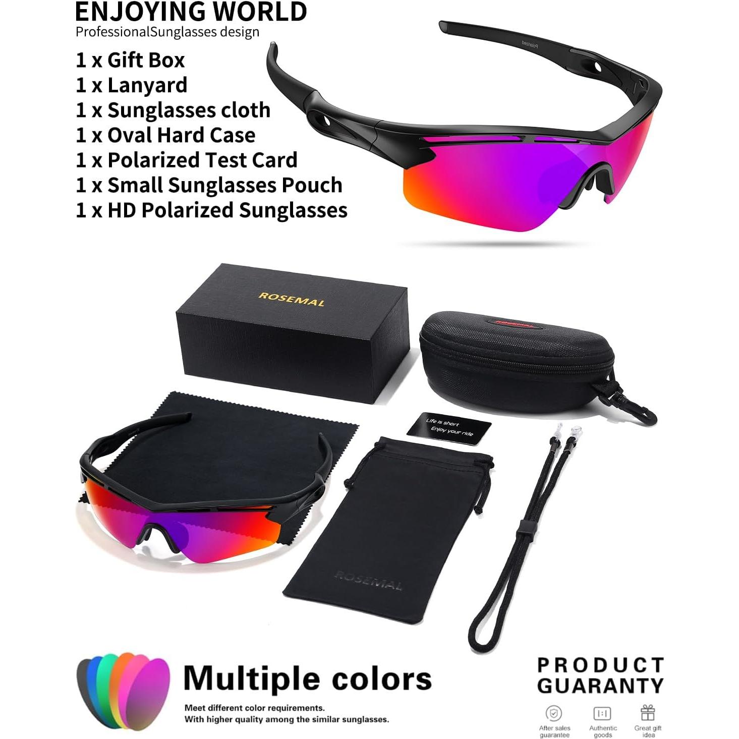 Gafas de sol deportivas Rosemal modelo 7252 UV400 TR90