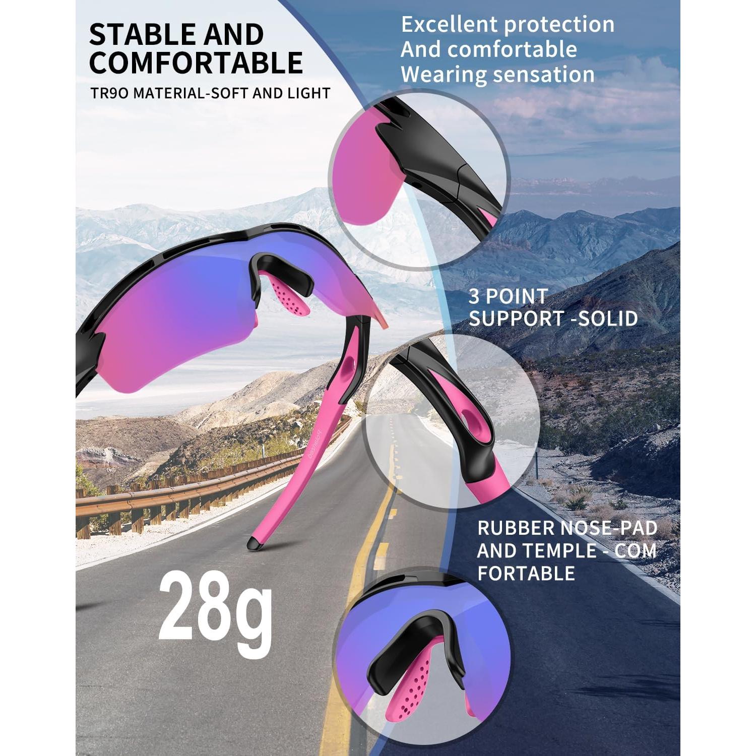 Gafas de sol deportivas Rosemal modelo 7252 polarizadas UV400