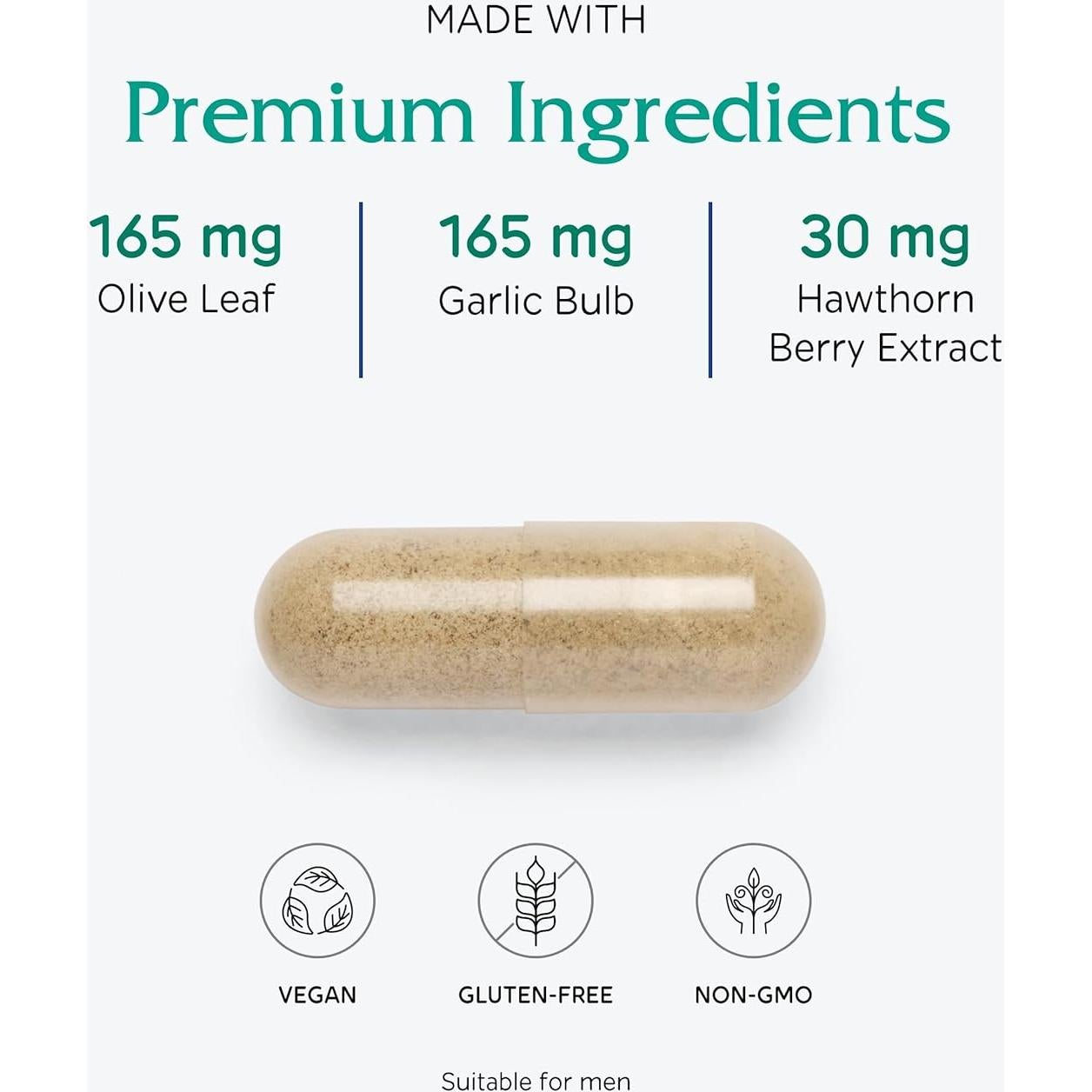 Suplemento Vegano Vitanica Rauwolfia Extra 90 Cápsulas
