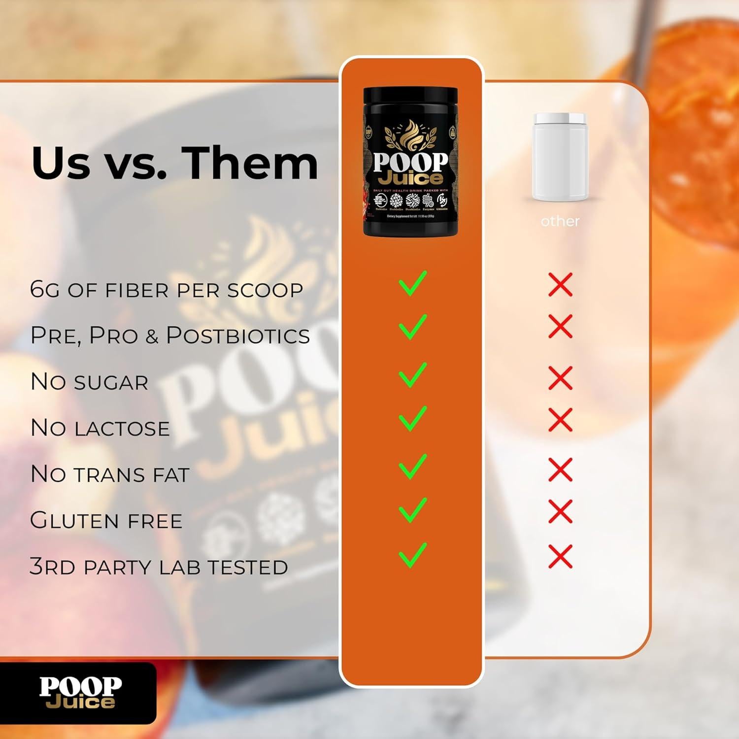 Jugo de Caca 5-en-1 BURI - Suplemento Digestivo 338g