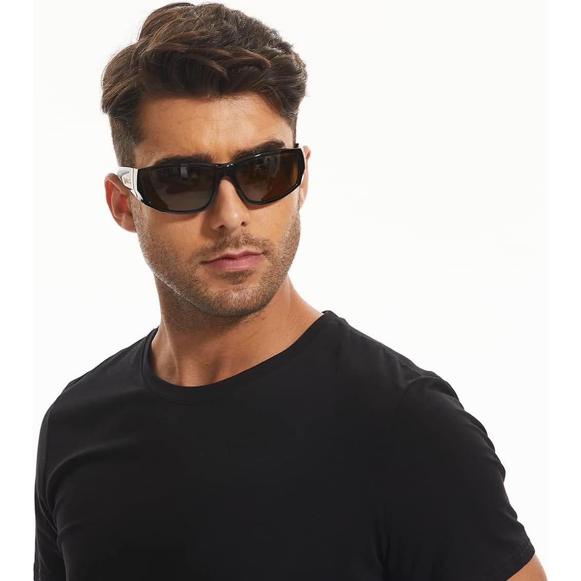 Gafas de sol BNUS polarizadas con lentes de vidrio - Alta definición