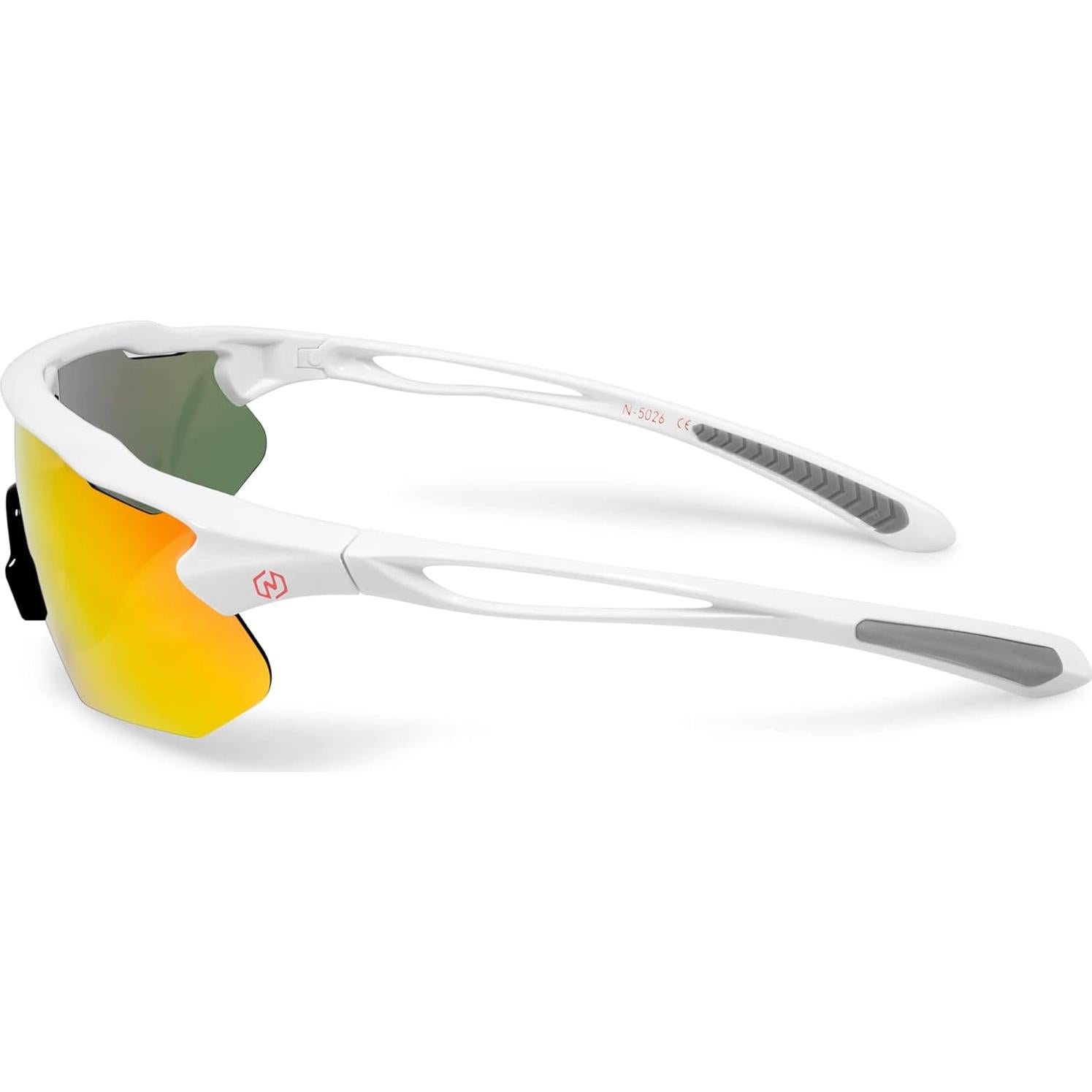 Gafas de Ciclismo Nordik AKSEL - UV400 y Lentes Rojas