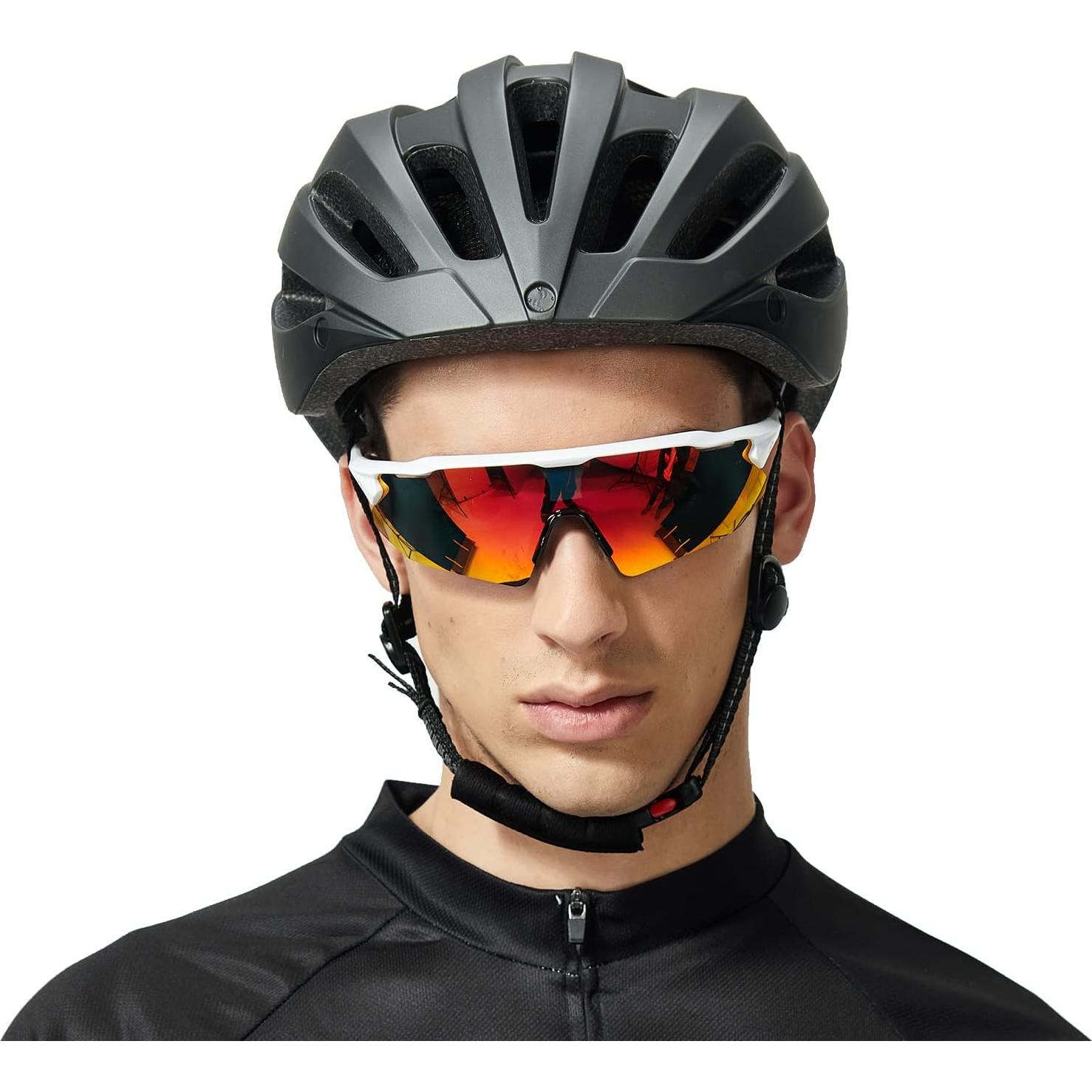Gafas de Ciclismo Nordik AKSEL - UV400 y Lentes Rojas