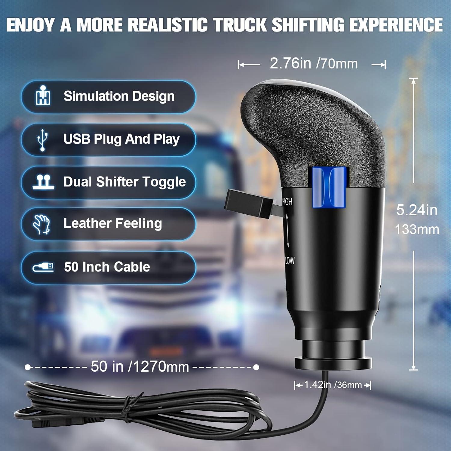 Perilla de Cambio USB Aikeec para Logitech G25 G27 G29 G920