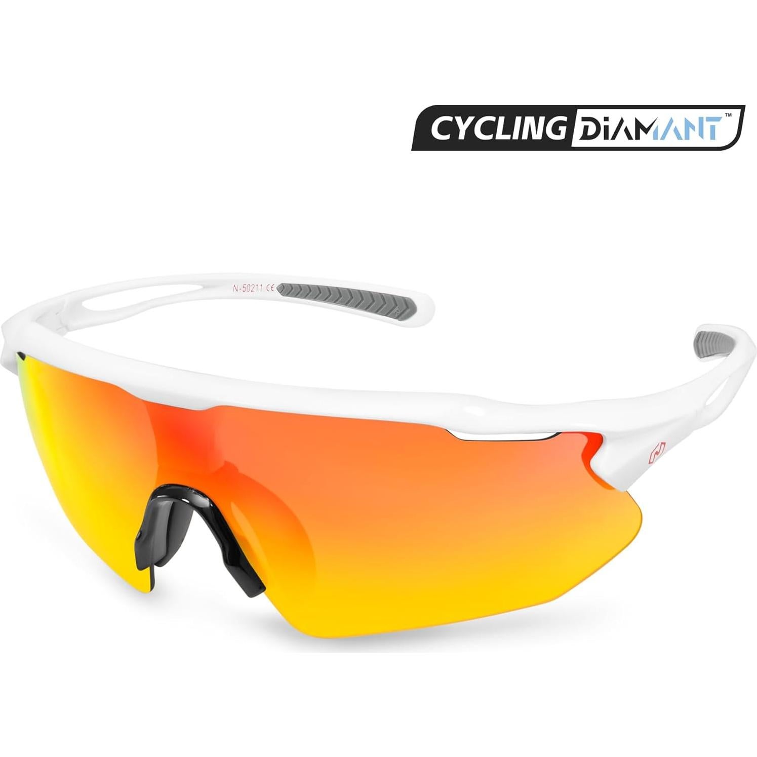 Gafas de Ciclismo Nordik AKSEL - UV400 y Lentes Rojas