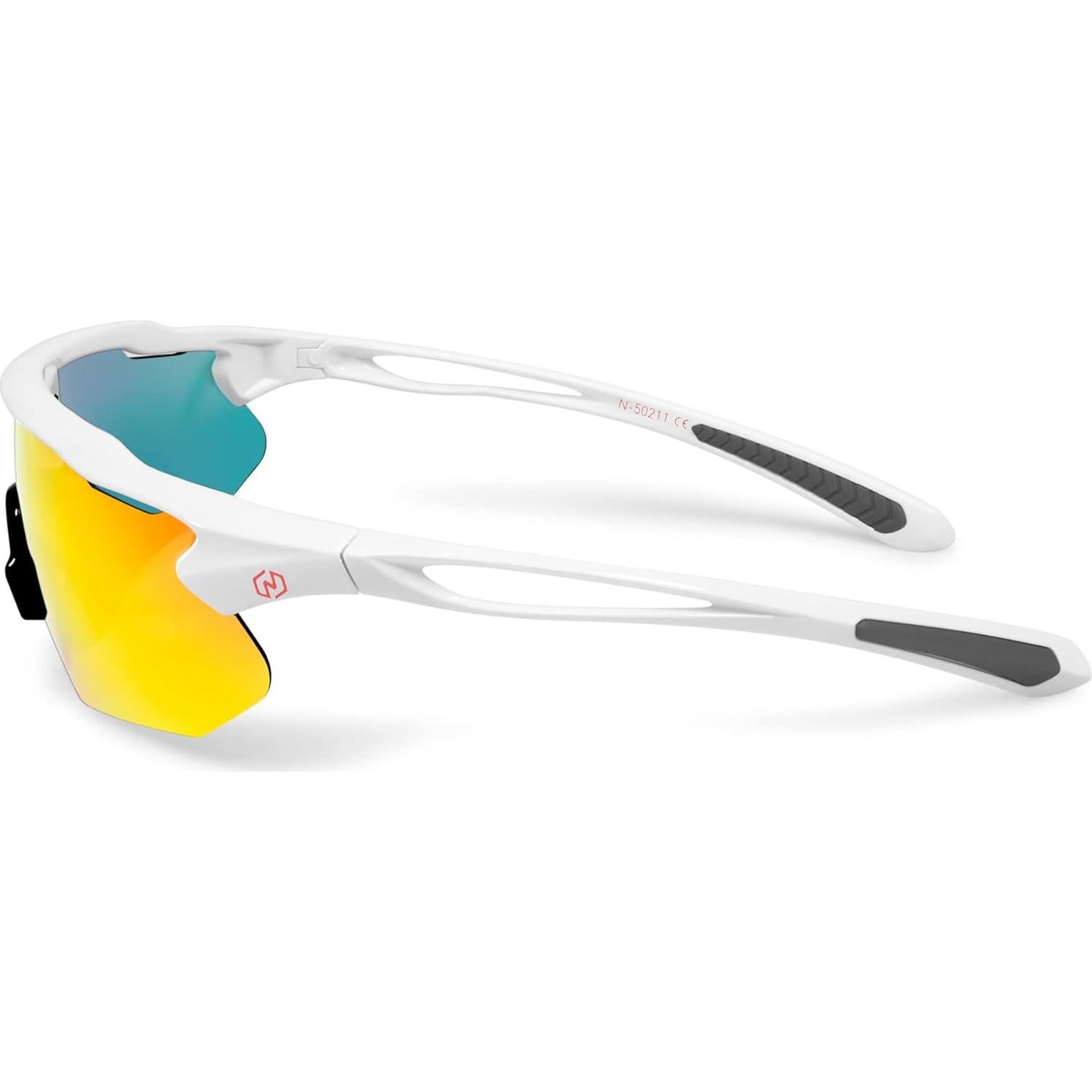Gafas de Ciclismo Nordik AKSEL - UV400 y Lentes Rojas