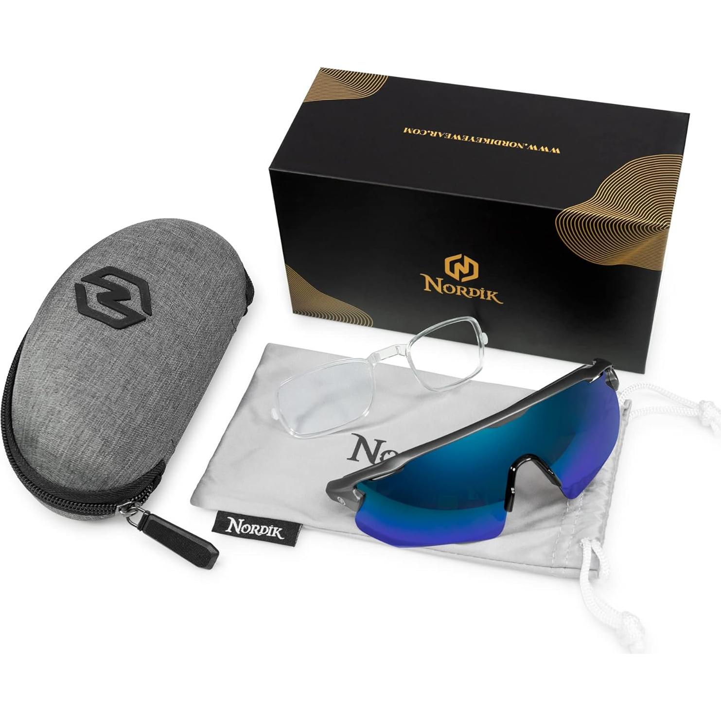 Gafas de Ciclismo Nordik AKSEL - UV400 y Lentes Antirreflectantes