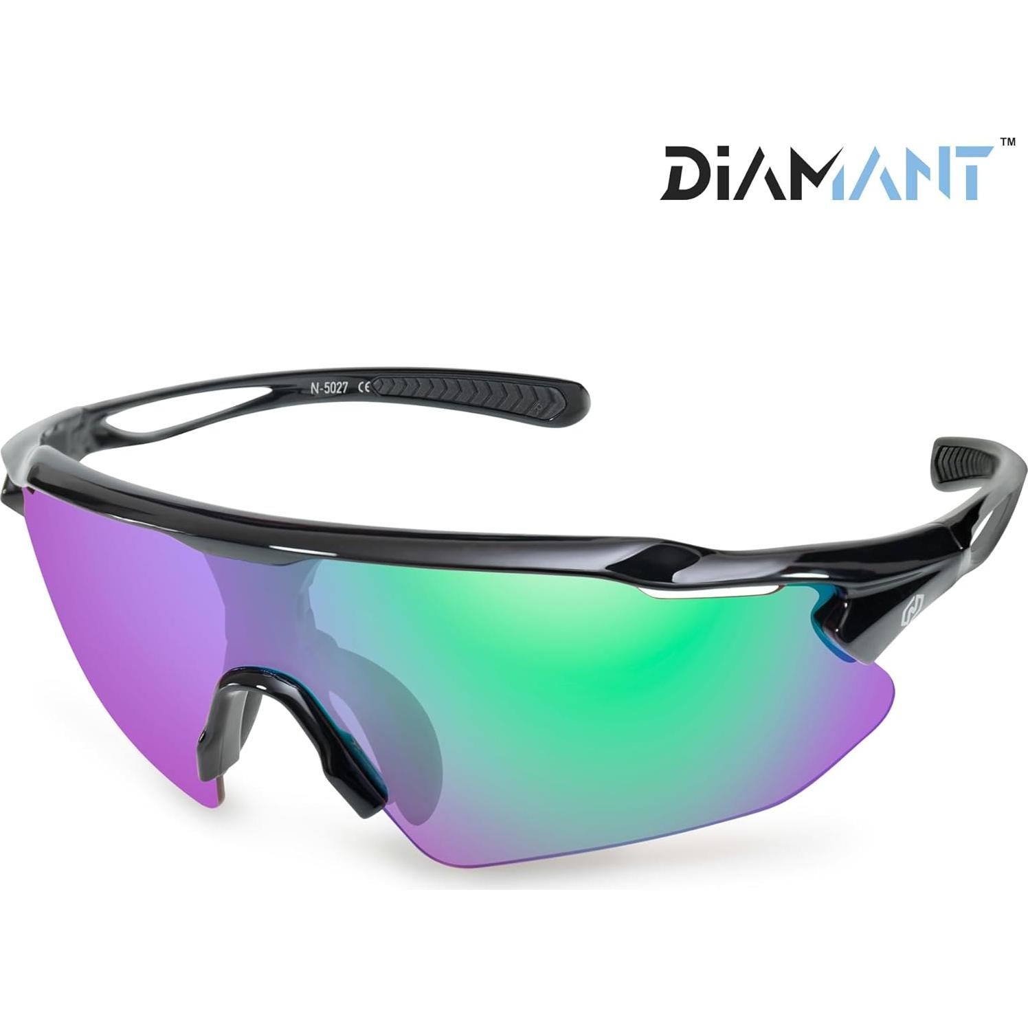 Gafas de Ciclismo Nordik AKSEL - UV400, Lentes Verde Soñado