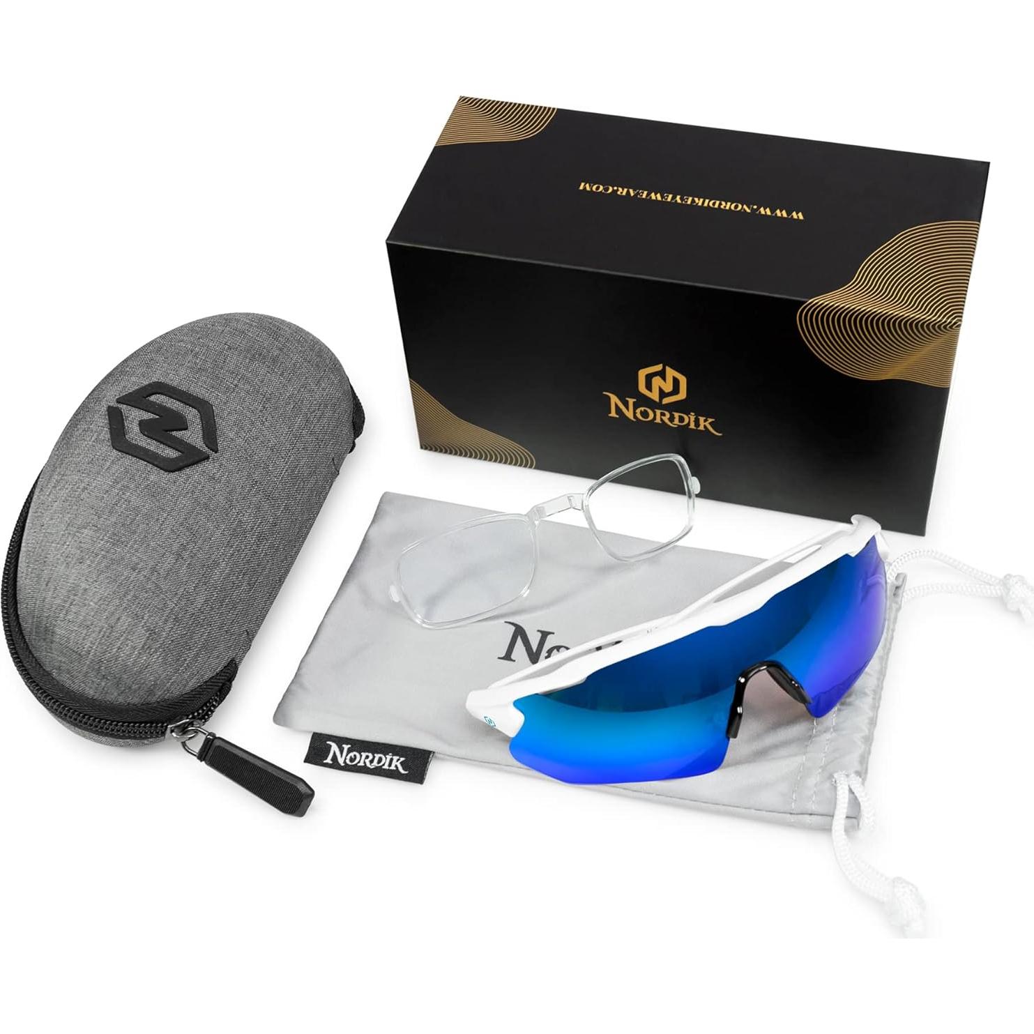 Gafas de Ciclismo Nordik AKSEL - Lentes UV400 y Antigolpes