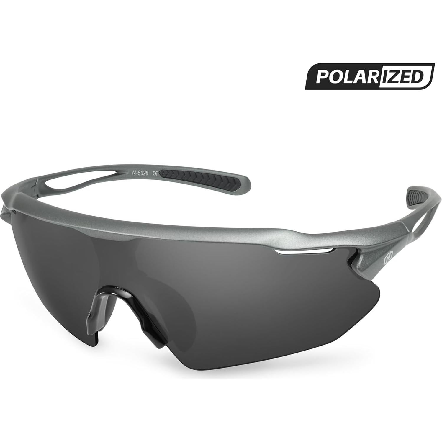 Gafas de Ciclismo Nordik AKSEL - Lentes Grises Polarizados