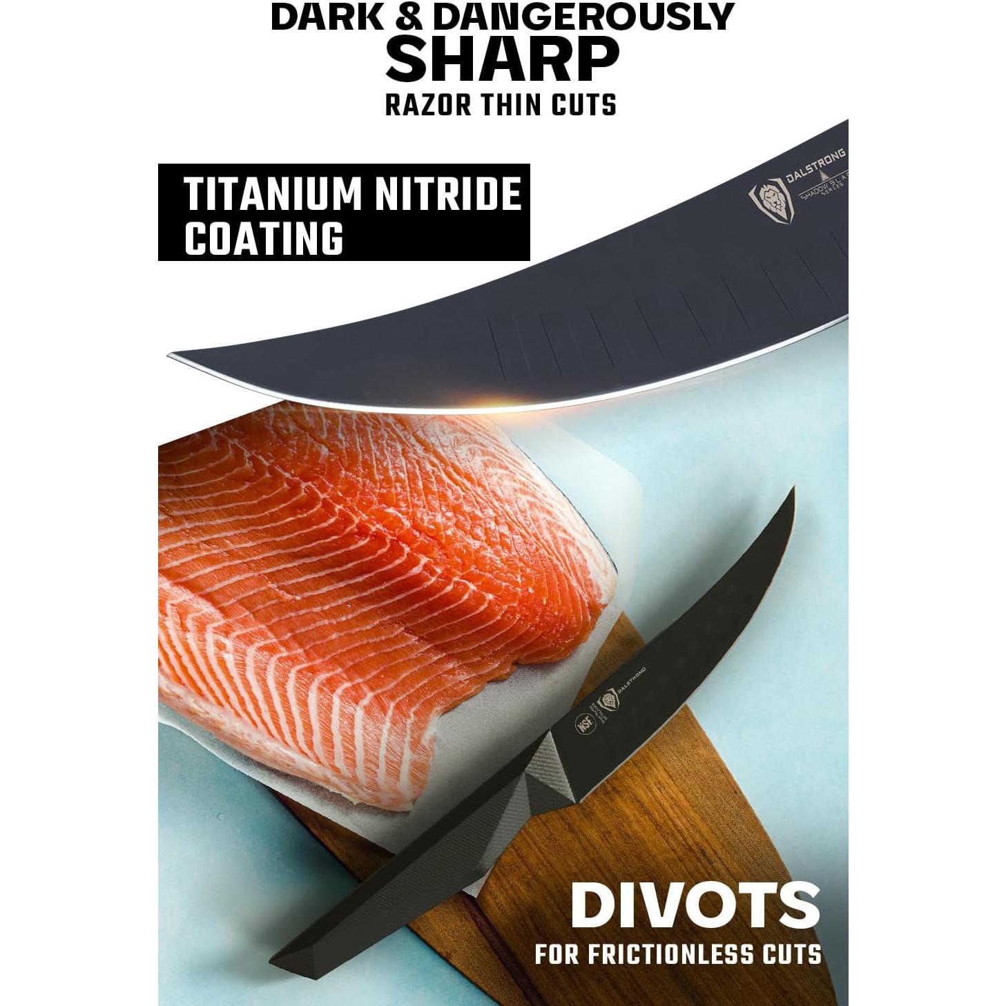 Cuchillo de Filete Dalstrong 15 cm Serie Shadow Black Acero 7CR17MOV-X