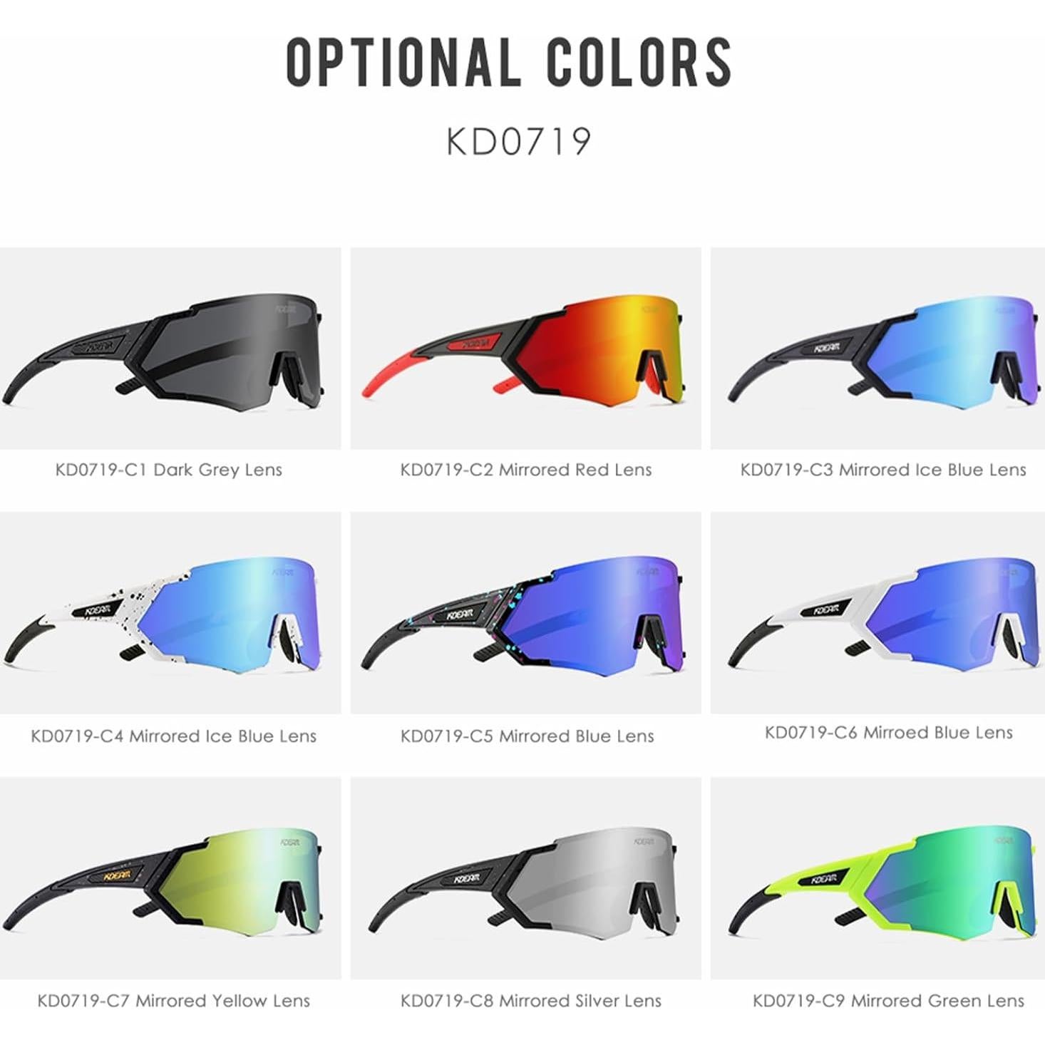 Gafas de sol deportivas ZEMFAY UV400 polarizadas unisex