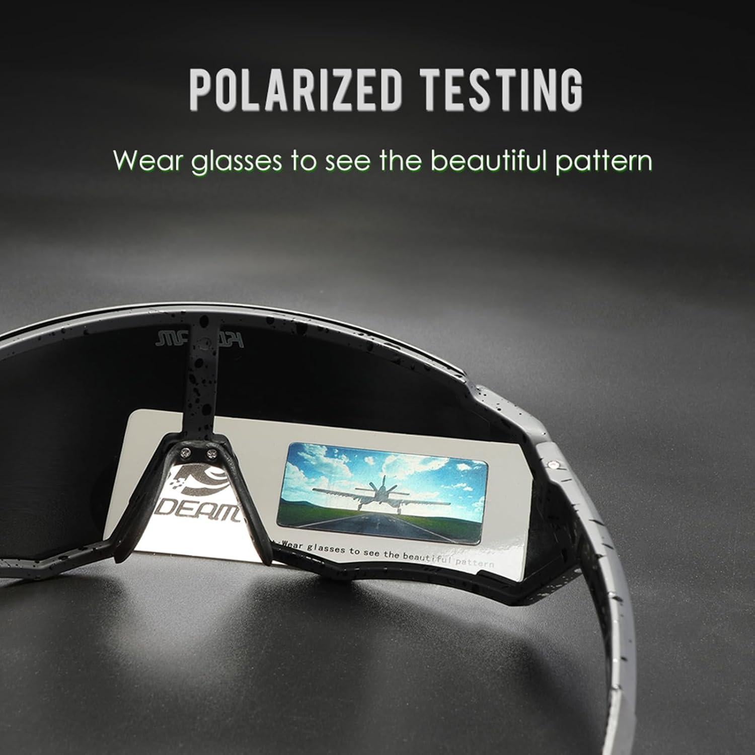 Gafas de sol deportivas ZEMFAY UV400 polarizadas unisex