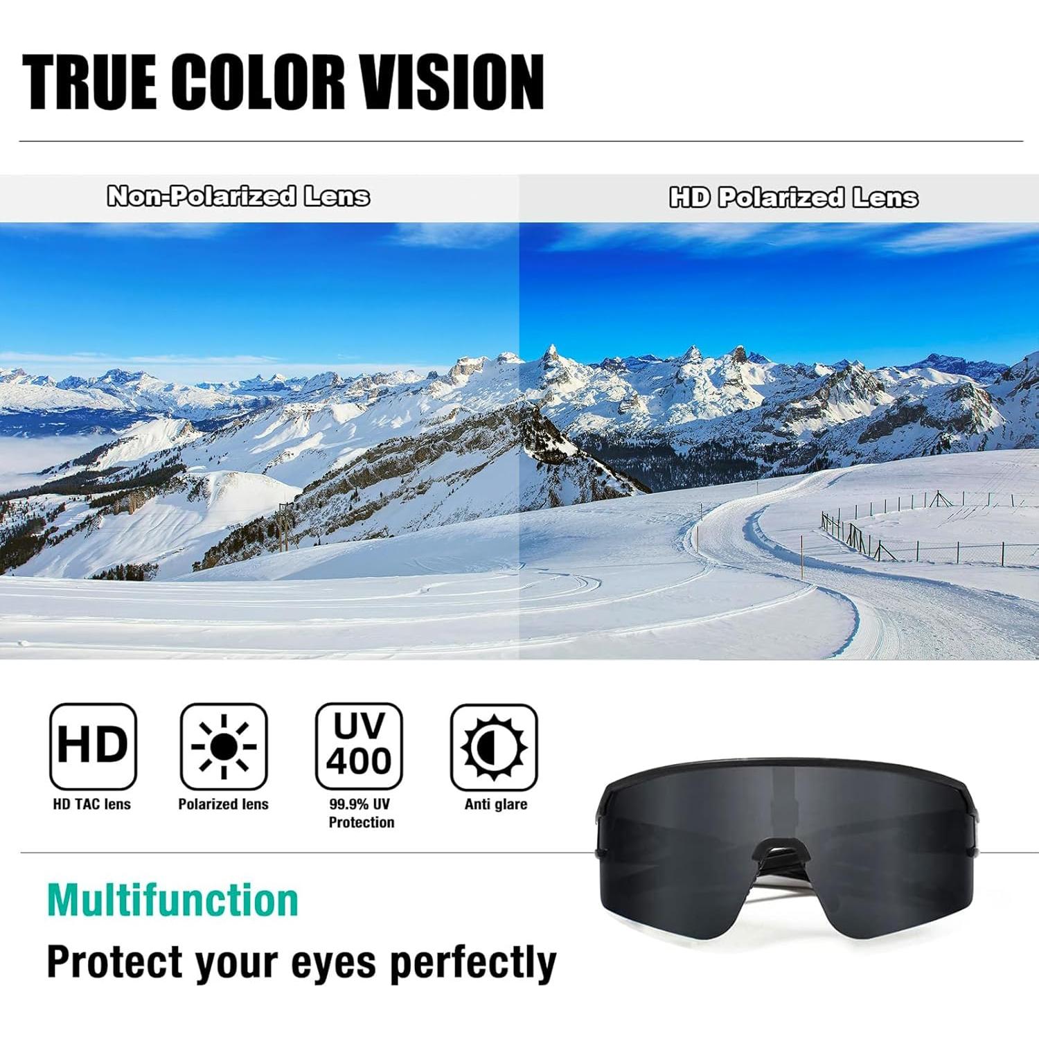 Gafas de sol polarizadas ZEMFAY UV400 para ciclismo y correr