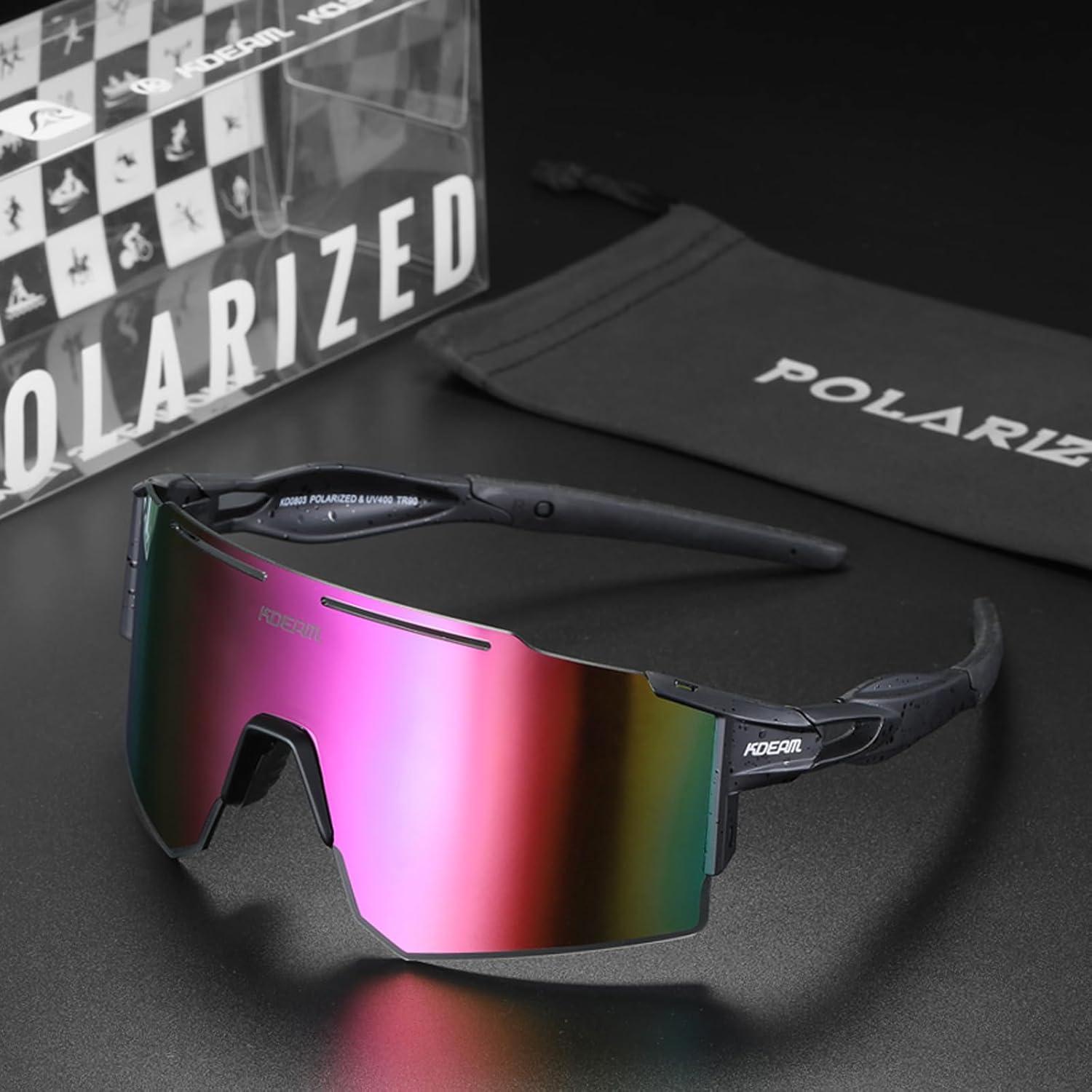 Gafas de sol ZEMFAY UV400 deportivas unisex ligeras