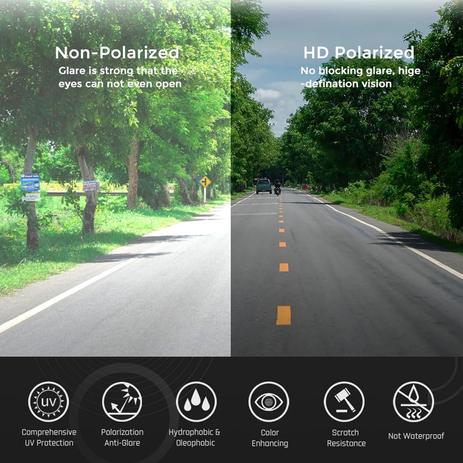 Gafas de sol polarizadas ZEMFAY UV400 para deportes