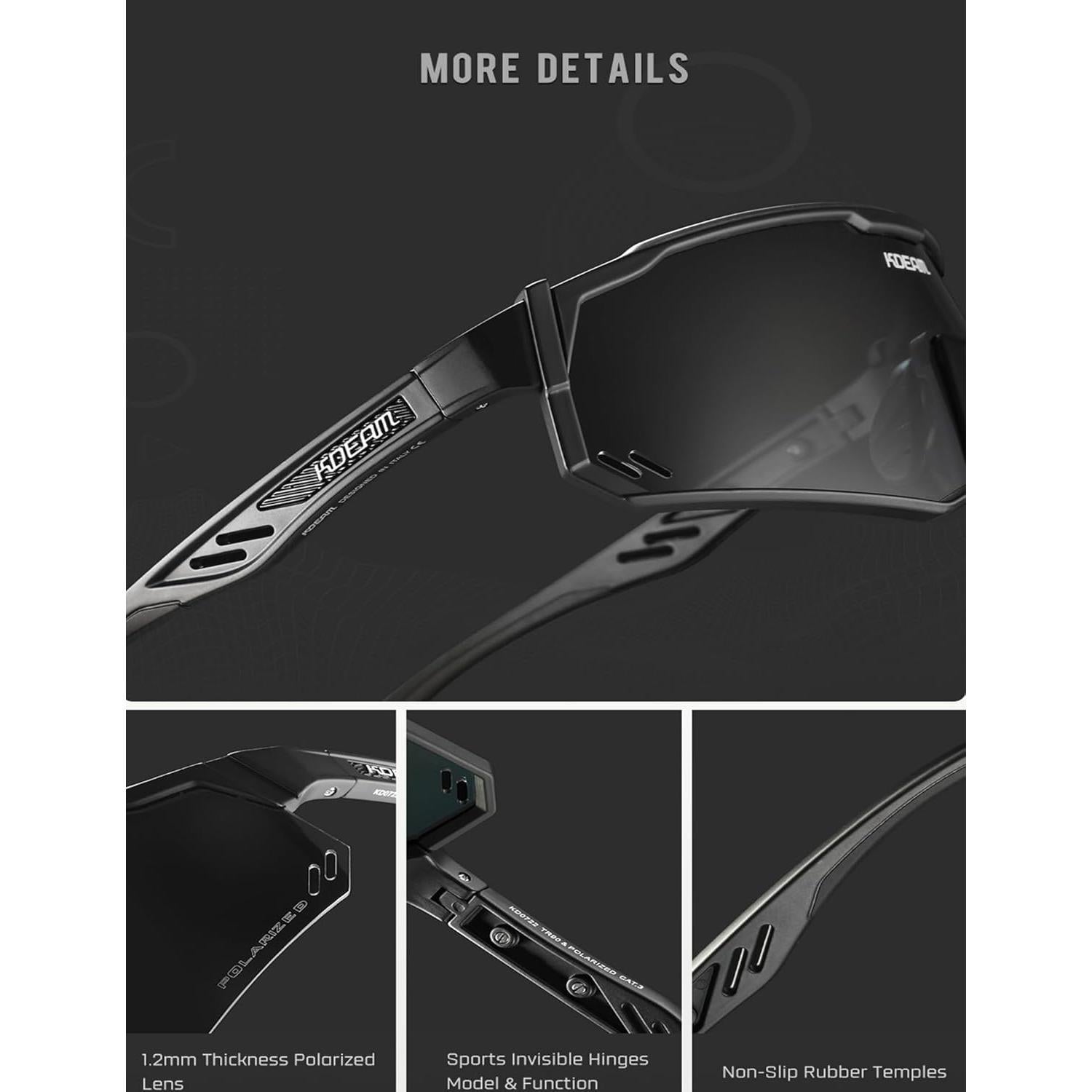 Gafas de sol polarizadas ZEMFAY UV400 para deportes