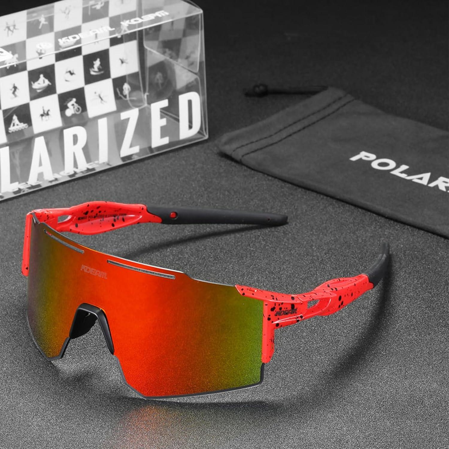 Gafas de sol deportivas ZEMFAY UV400 ligeras y cómodas