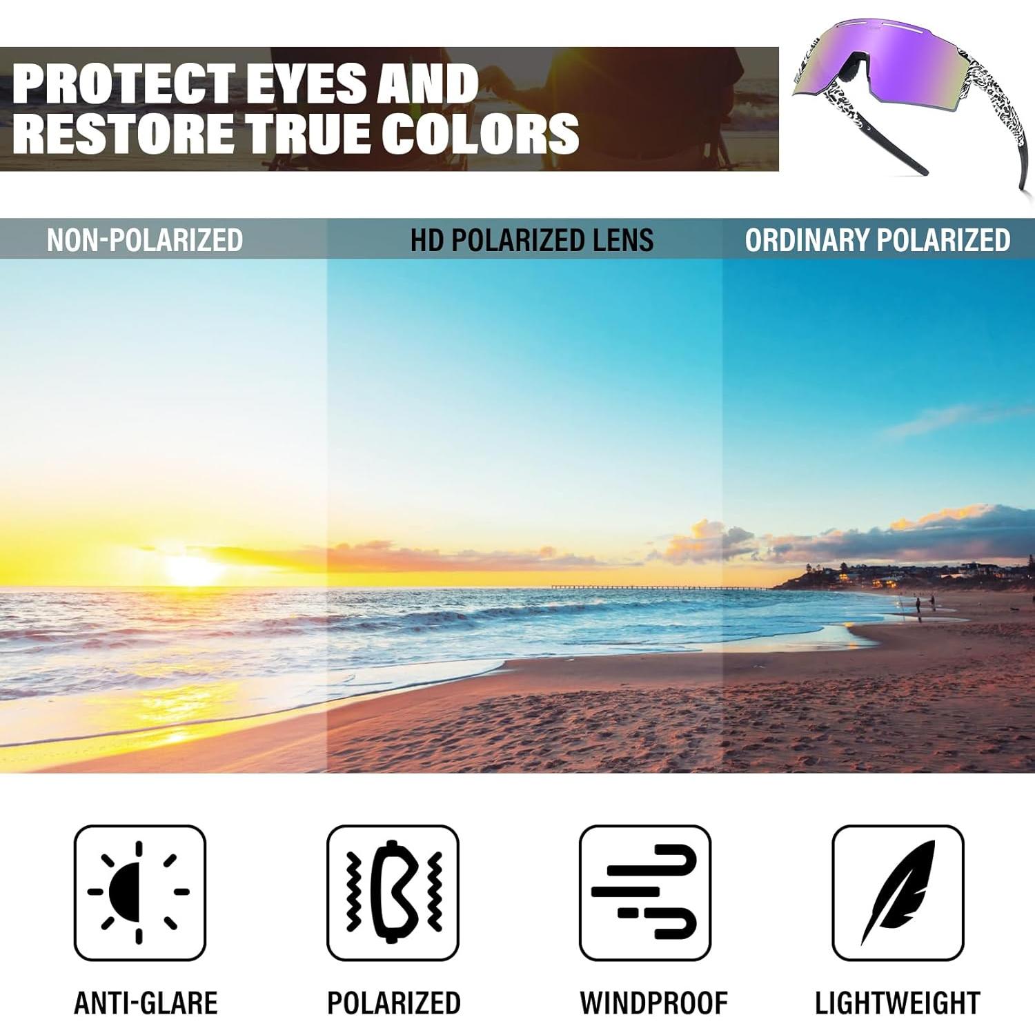 Gafas de sol ZEMFAY UV400 para ciclismo y deportes