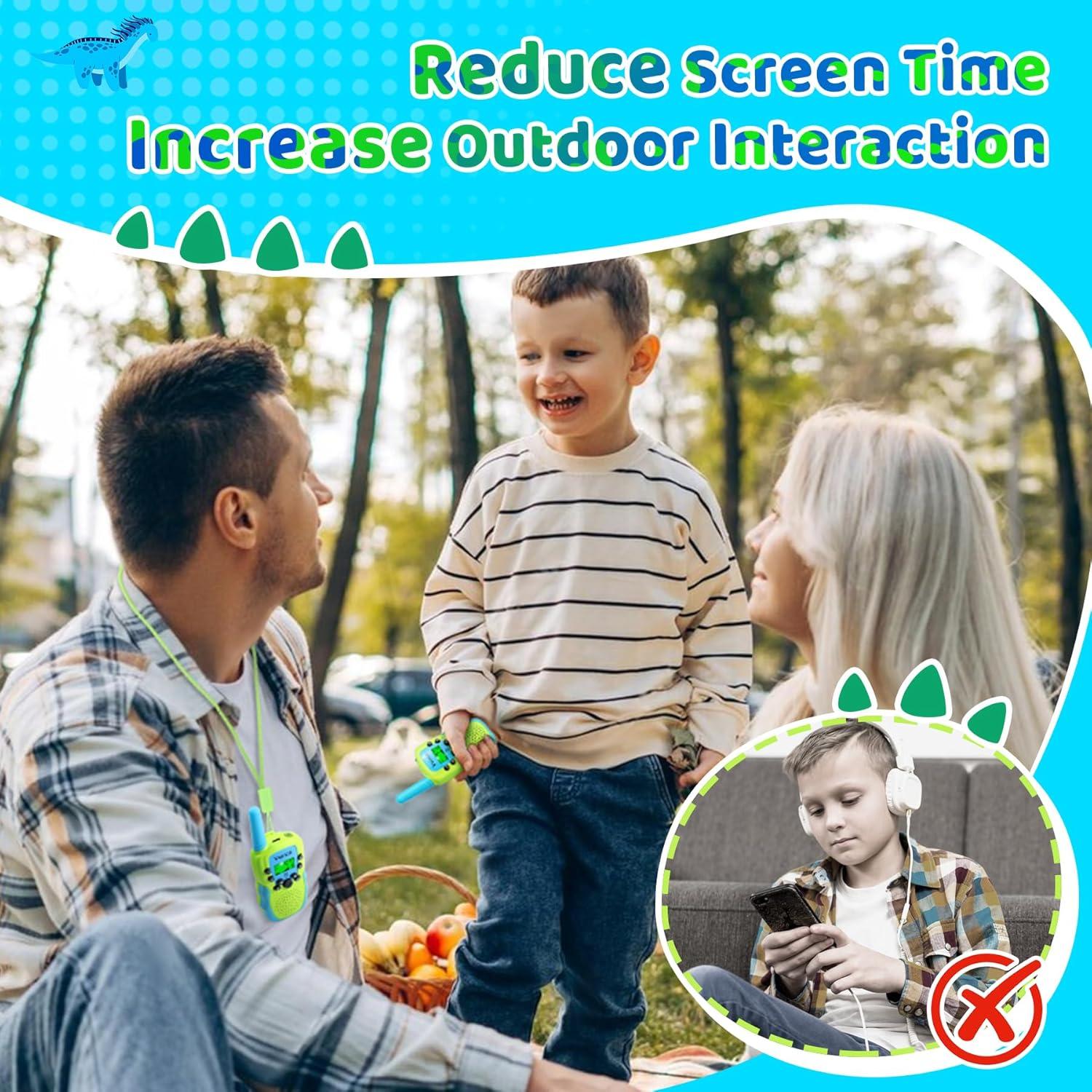 Walkie Talkies Vvinca T-388 Recargables 3000m Niños