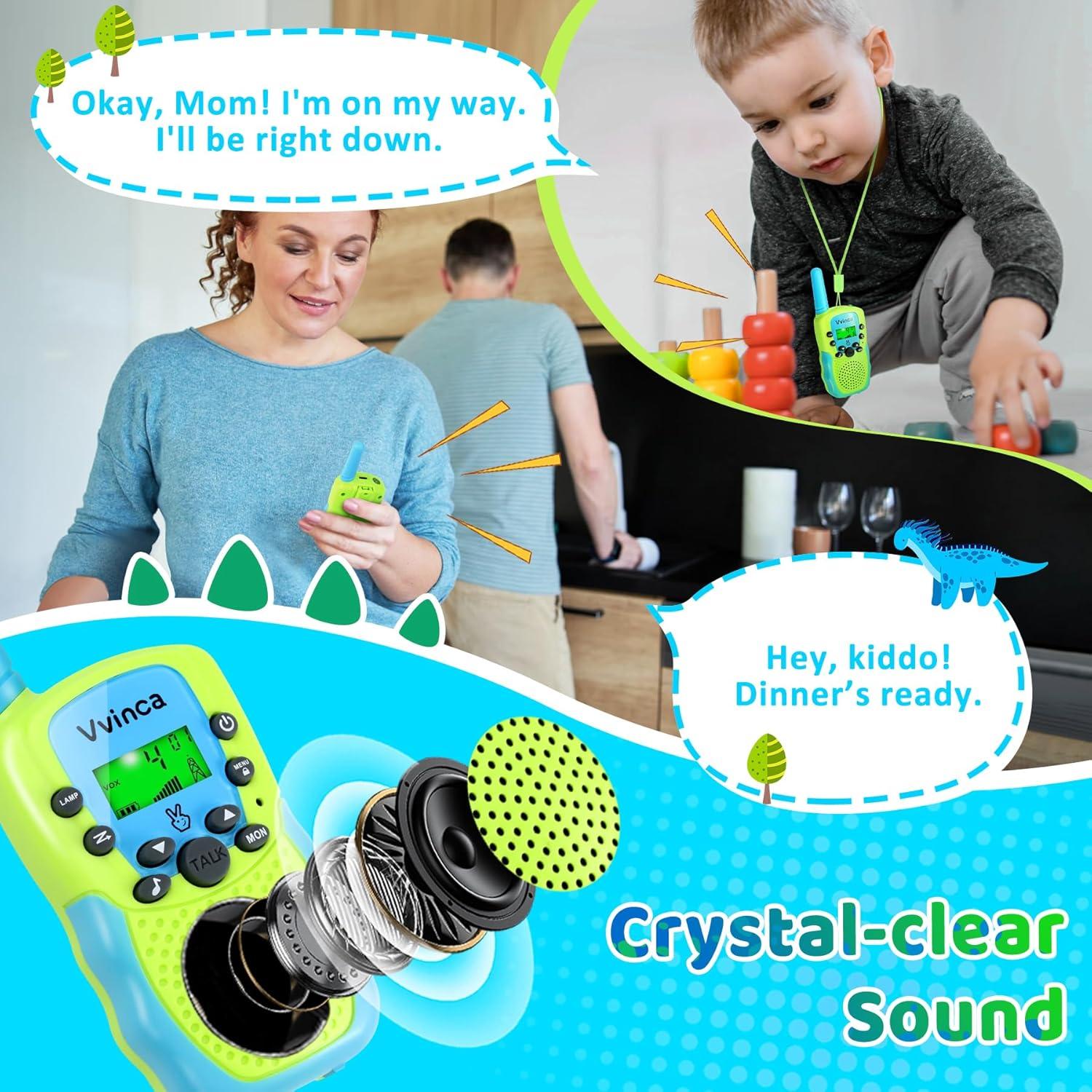 Walkie Talkies Vvinca T-388 Recargables 3000m Niños