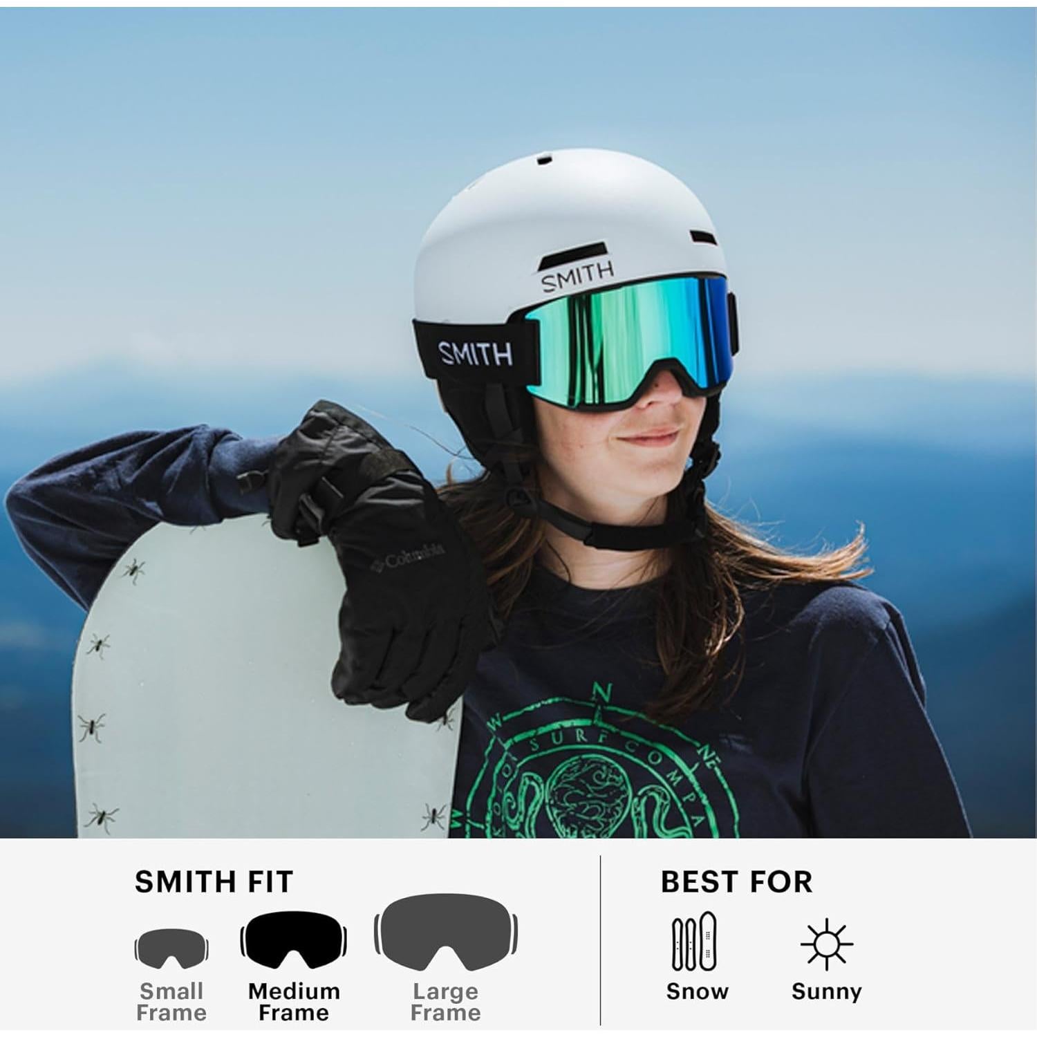 Gafas de Nieve SMITH Squad ChromaPop Aloe - Unisex