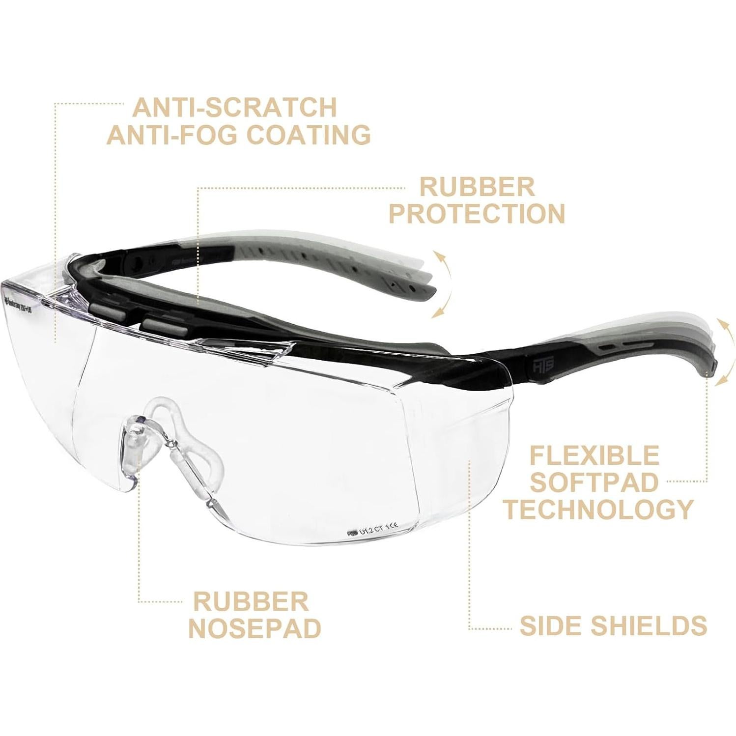 Gafas de Seguridad HUNTERSKY ANSI Z87 Anti Fog UV400