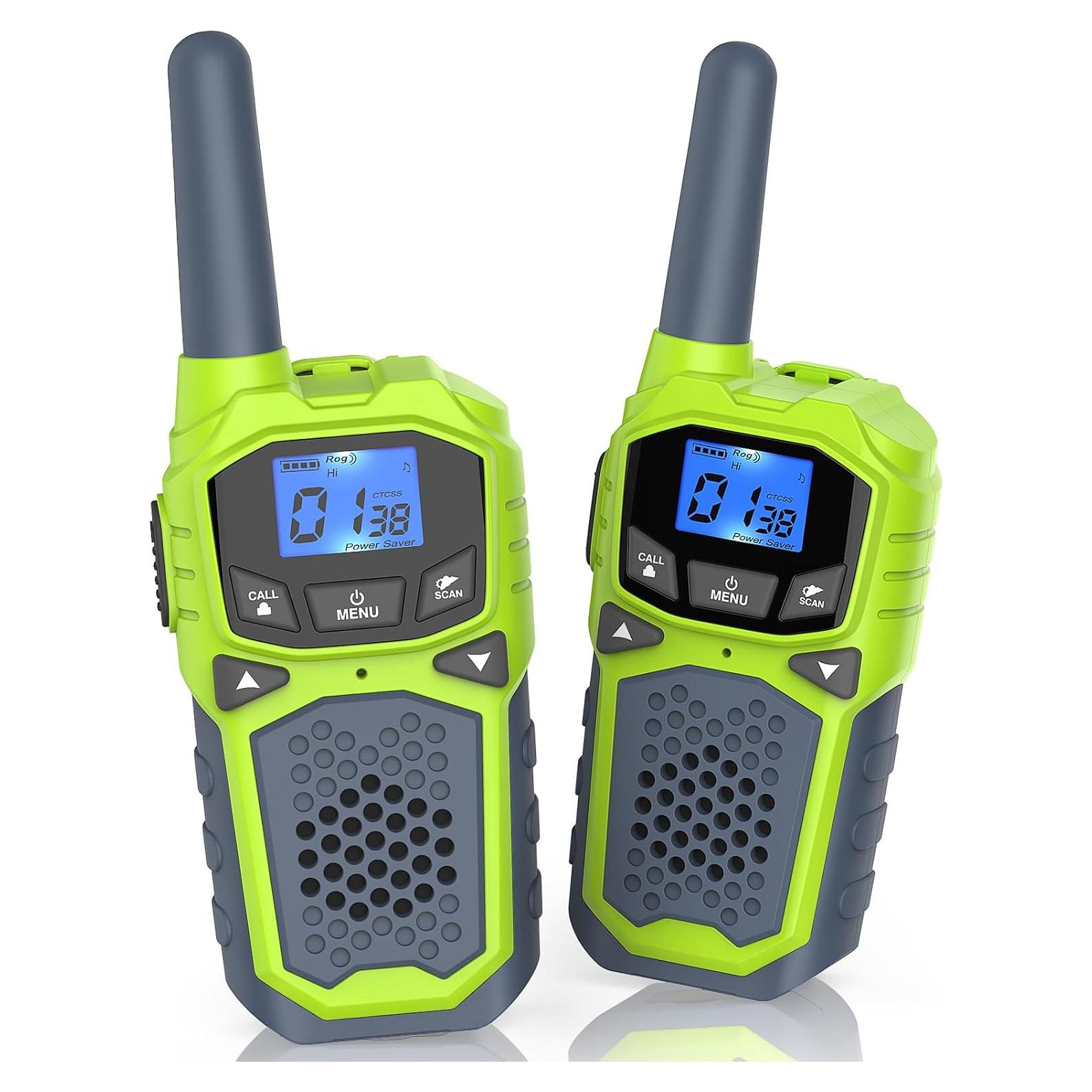 Walkie Talkies WokTok 2 Paquetes Verde Claro 22 Canales