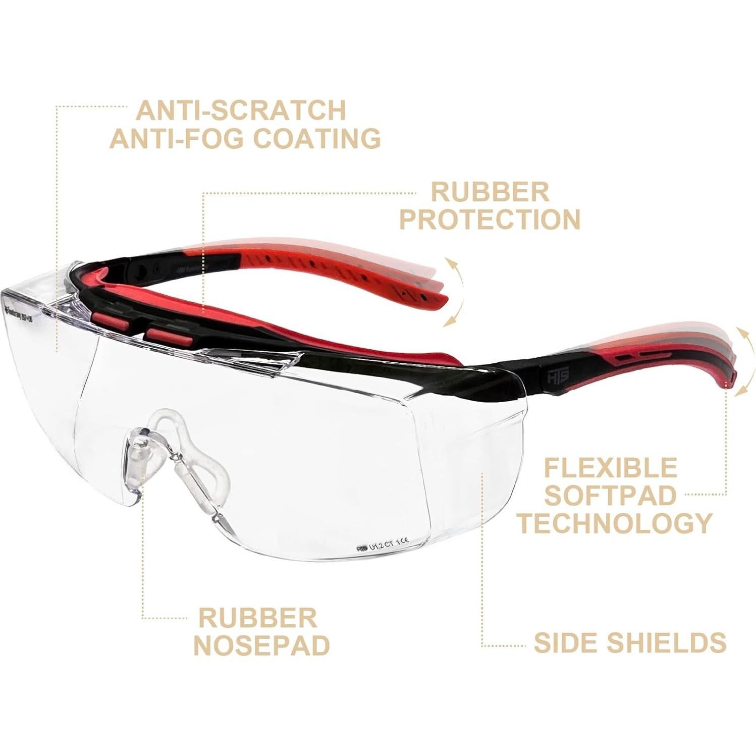 Gafas de Seguridad HUNTERSKY ANSI Z87 Antivaho UV400