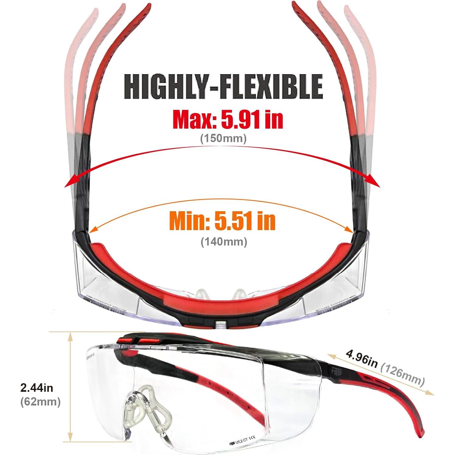 Gafas de Seguridad HUNTERSKY ANSI Z87 Antivaho UV400