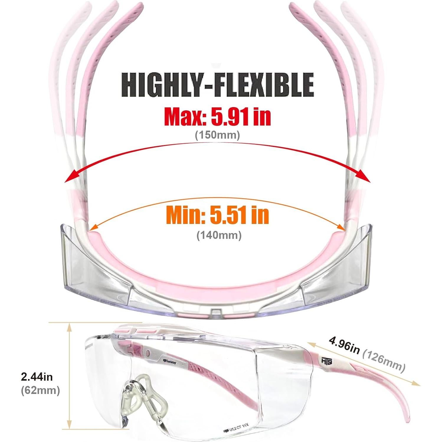 Gafas de Seguridad HUNTERSKY ANSI Z87 Antivaho UV400