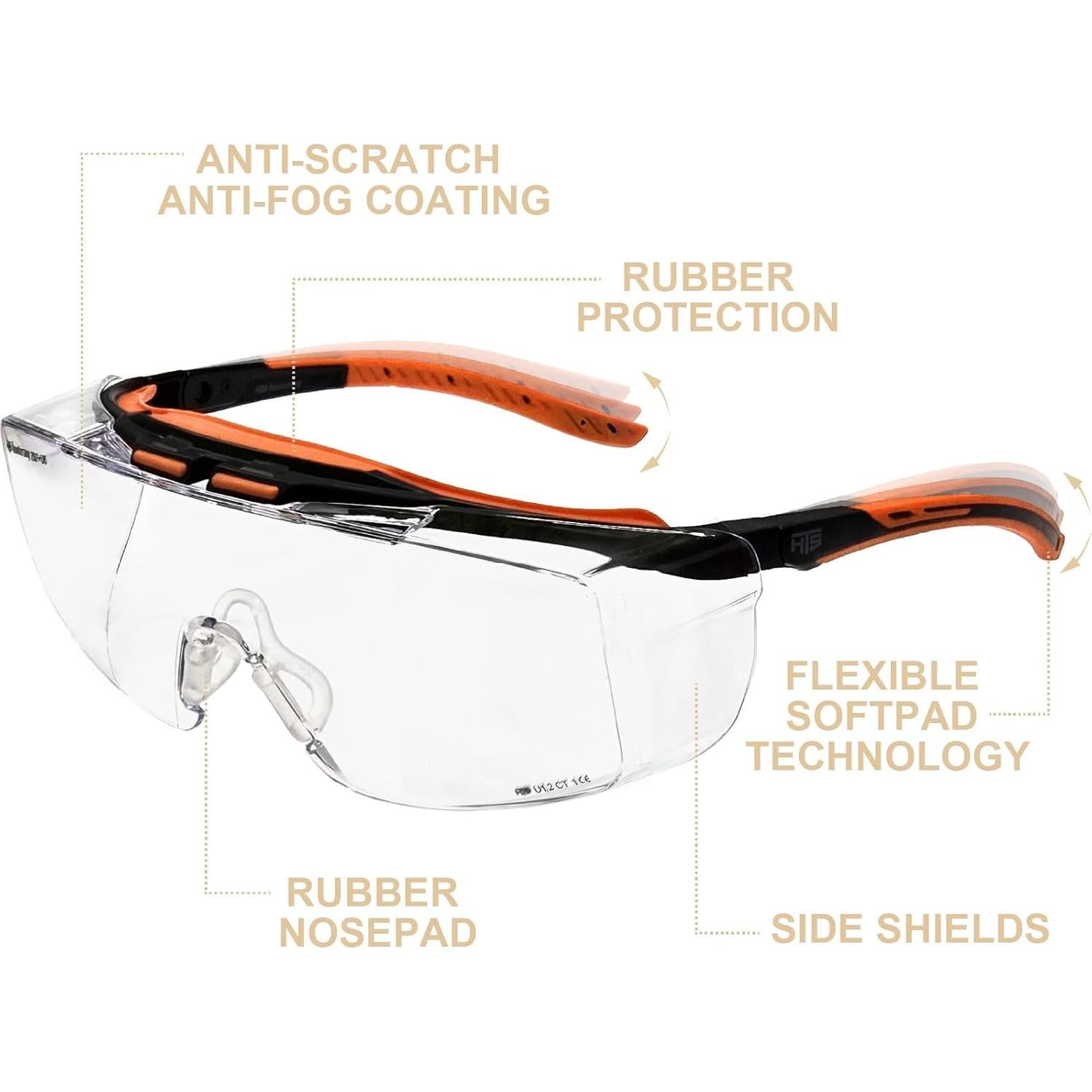 Gafas de Seguridad HUNTERSKY ANSI Z87 Antivaho UV400