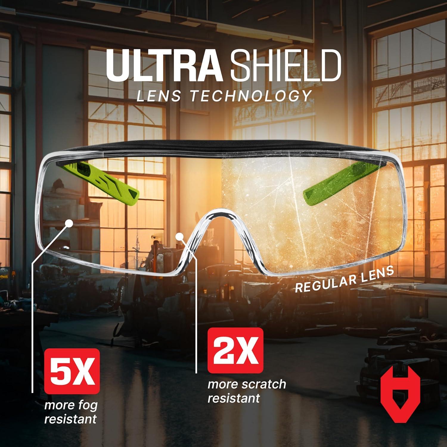 Gafas de Seguridad NoCry OverSpecs+ Anti-vapor UV 100%