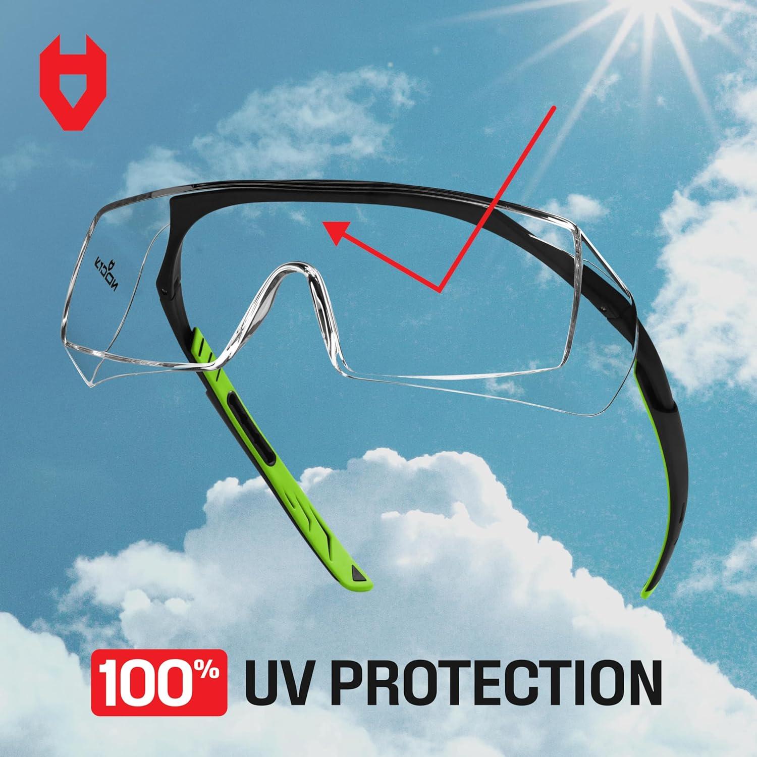 Gafas de Seguridad NoCry OverSpecs+ Anti-vapor UV 100%