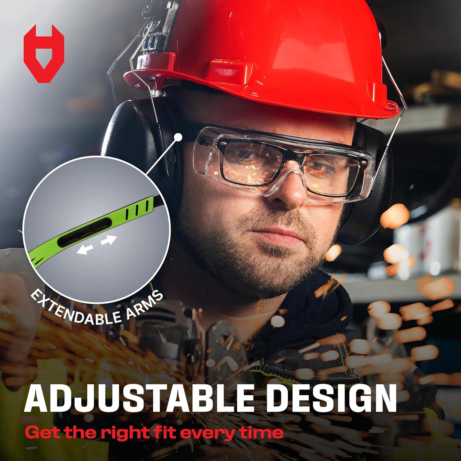 Gafas de Seguridad NoCry OverSpecs+ Anti-vapor UV 100%