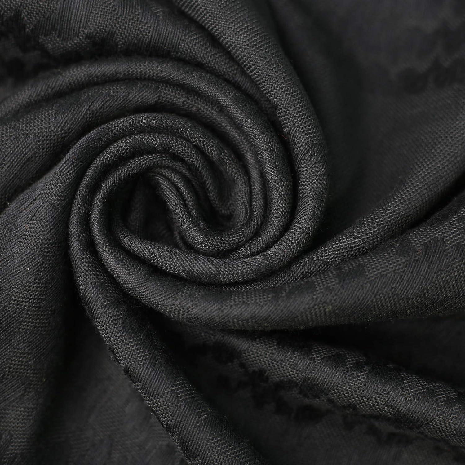 Bufanda Táctica Militar Luxns Shemagh 100% Algodón Negra